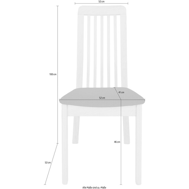 Hammel Furniture Esszimmerstuhl »Findahl by Hammel Line«, 2 St., 2er Set,  Massivholz, gepolsterte Sitzfläche, versch. Farbvarianten auf Raten  bestellen