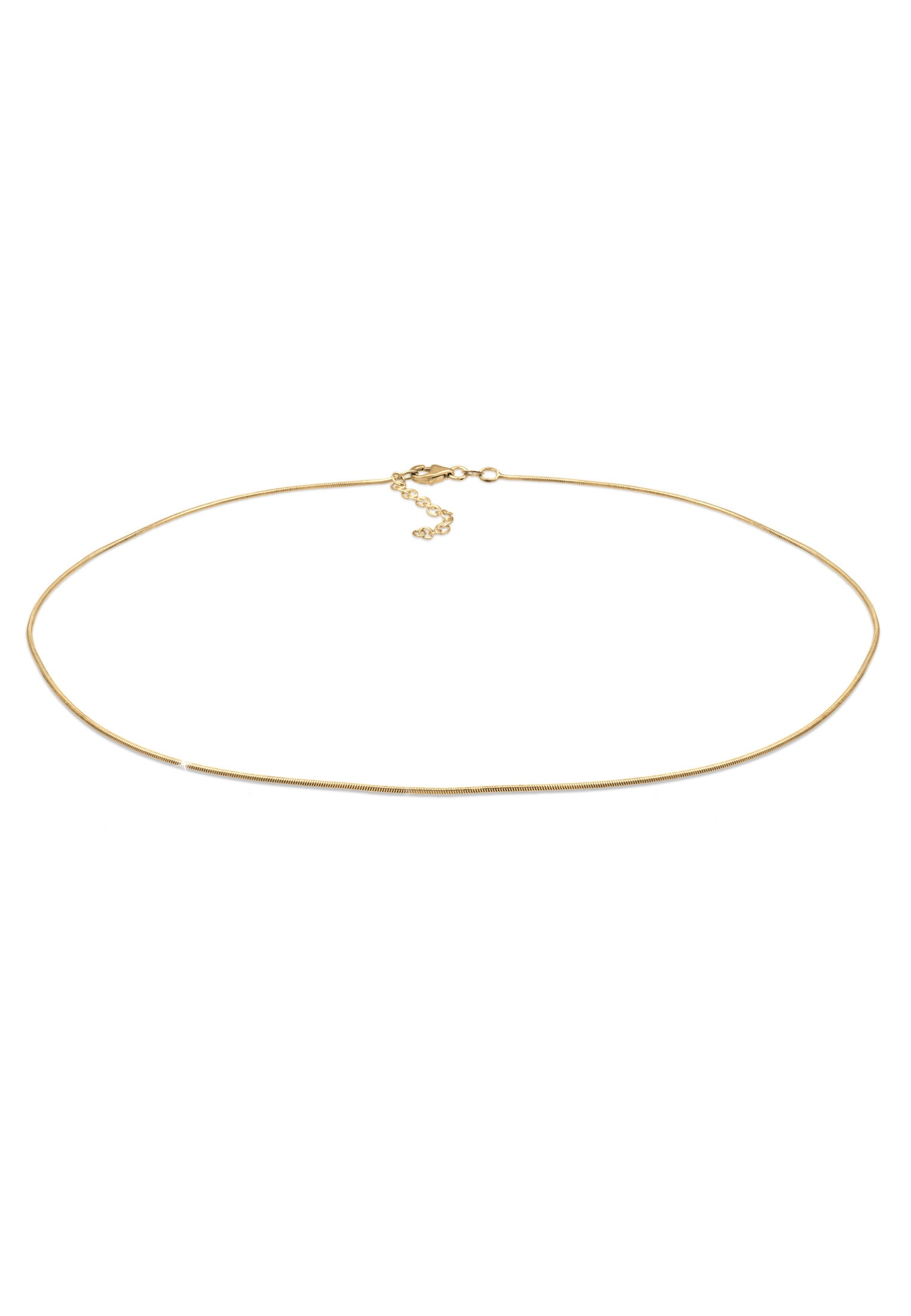 Elli Kette ohne Anhänger »Runde Schlangenkette Basic 925 Sterling Silber«