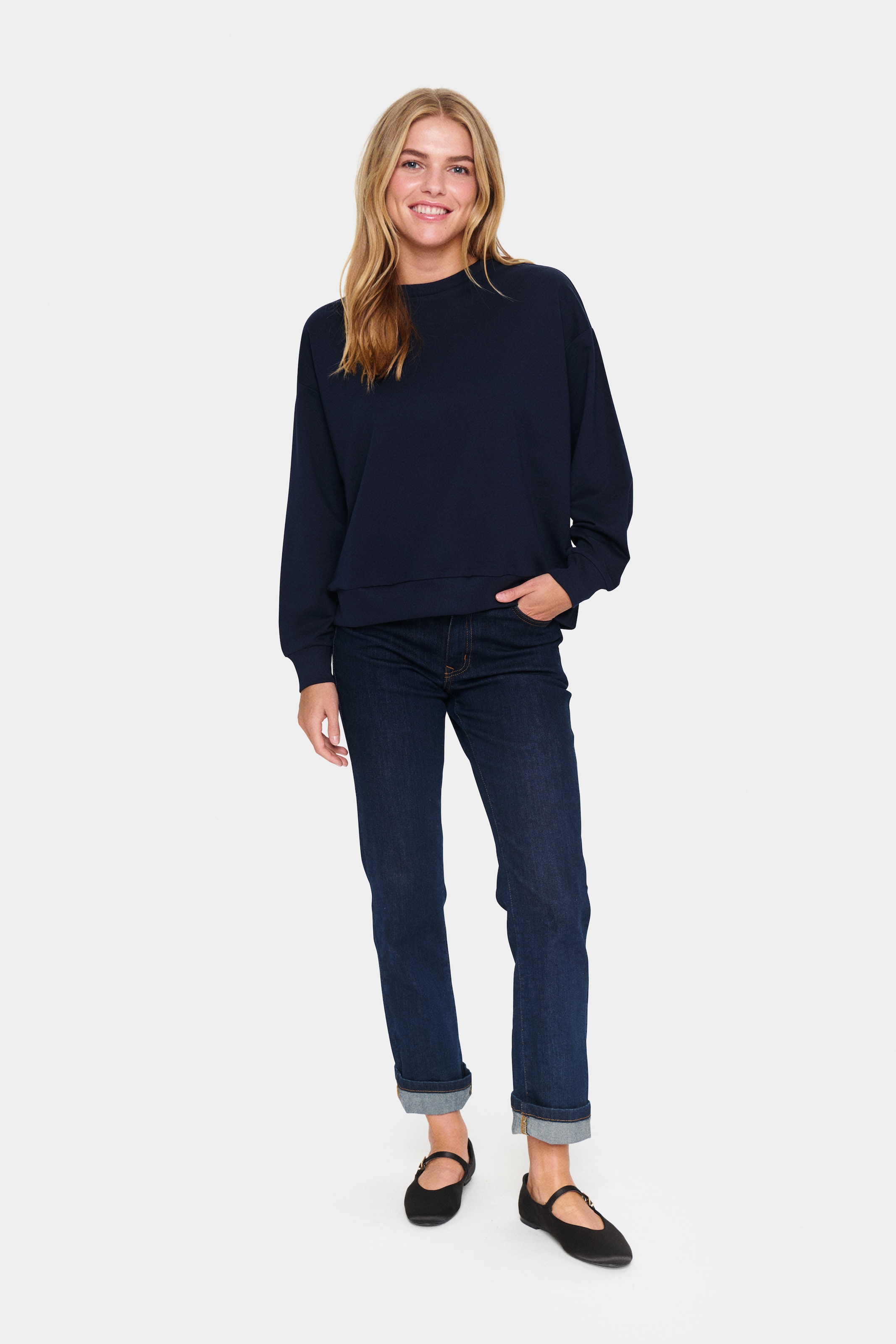 Saint Tropez Sweatshirt »LilaaSZ Sweatshirt«
