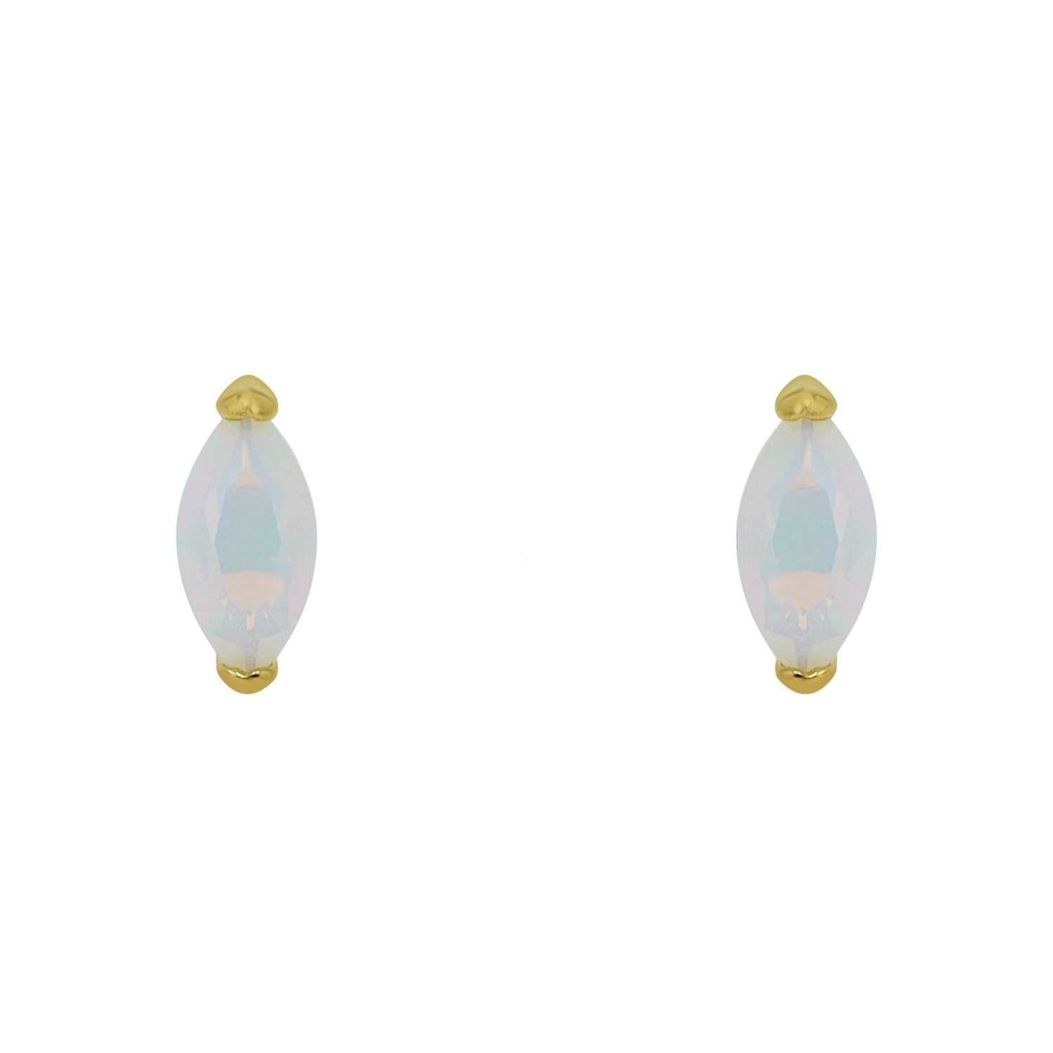 Amor Paar Ohrstecker mit Opal