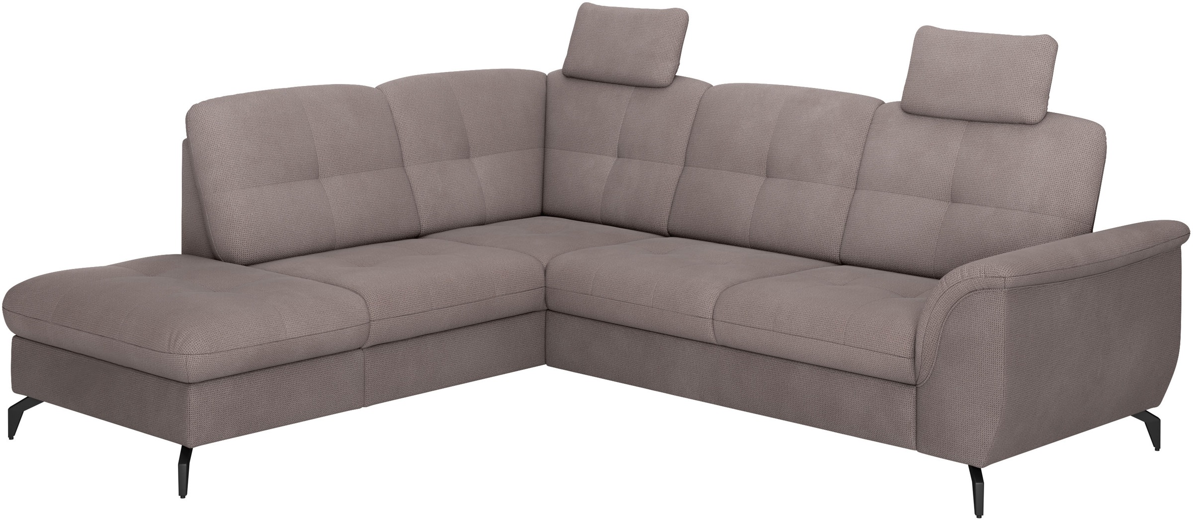 sit&more Ecksofa »Zora L-Form«, wahlweise mit Bettfunktion und Bettkasten