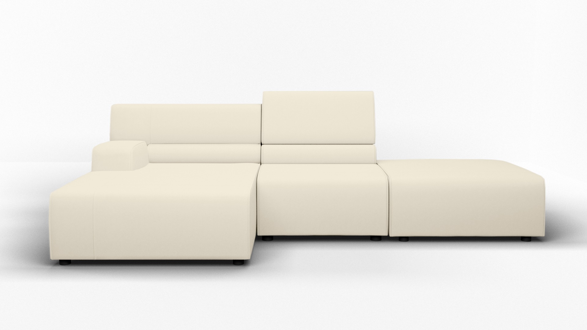 Egoitaliano Ecksofa »Babouche, Designsofa mit außergewöhnlichem Sitzkomfort günstig online kaufen
