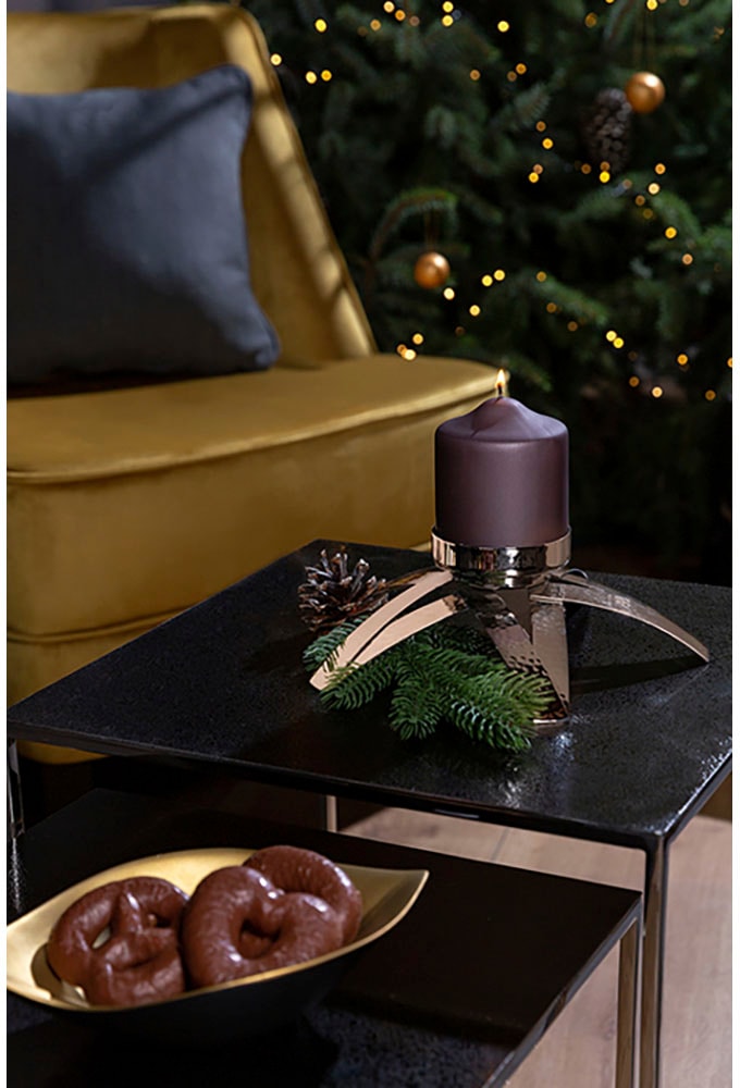 Fink Kerzenhalter »CLAIRE, mit Glaszylinder«, (1 St.), Teelichthalter aus  Edelstahl, 1-flammig online bei | Windlichter
