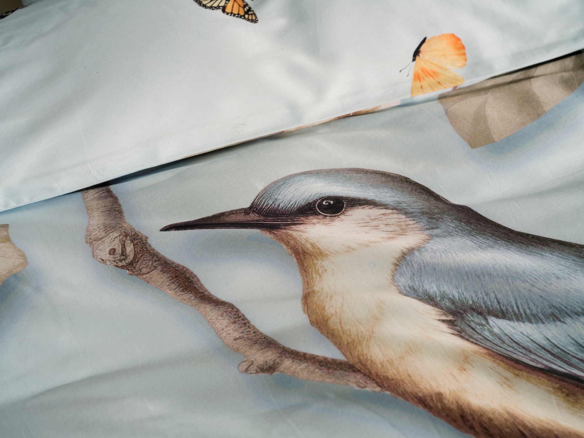 Heckett & Lane Bettwäsche »Heckettlane Bettwäsche Daina« 2 Bettwäsche aus 100% Baumwolle, hochwertige Mako-Satin, ab 135x200 cm.