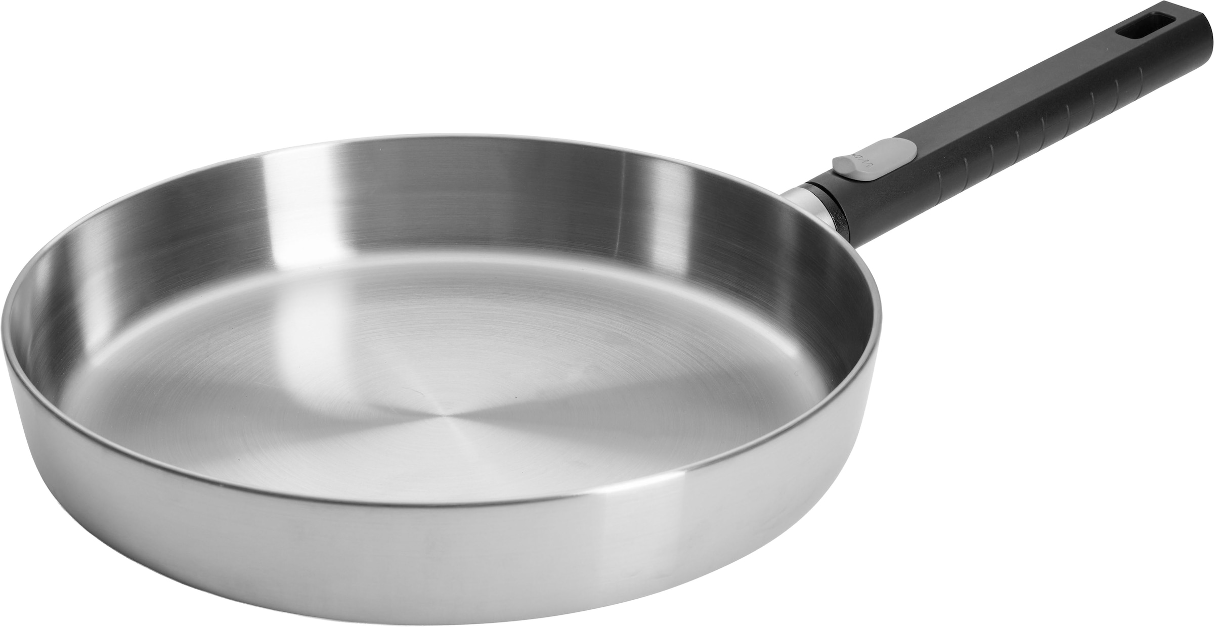 WOLL Bratpfanne »Logic Steel« Edelstahl 18/10 1 Stk. tlg. 5-Schicht-Aufbau günstig online kaufen