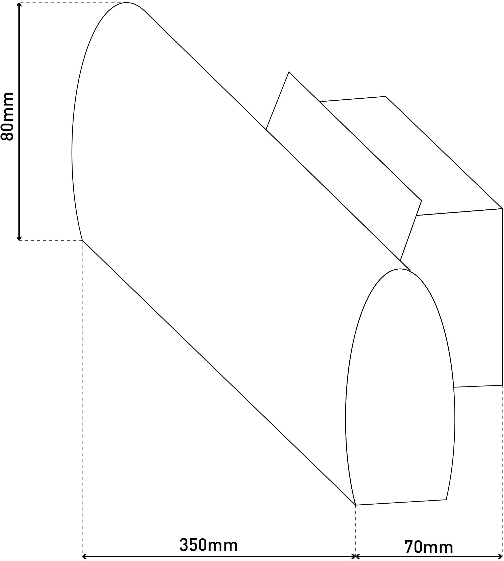 näve LED Wandleuchte »Rondo« LED-Modul 1 Stk. Warmweiß Schirm Eichenholz, L: 35cm, warmweißes Licht, abgerundete Form