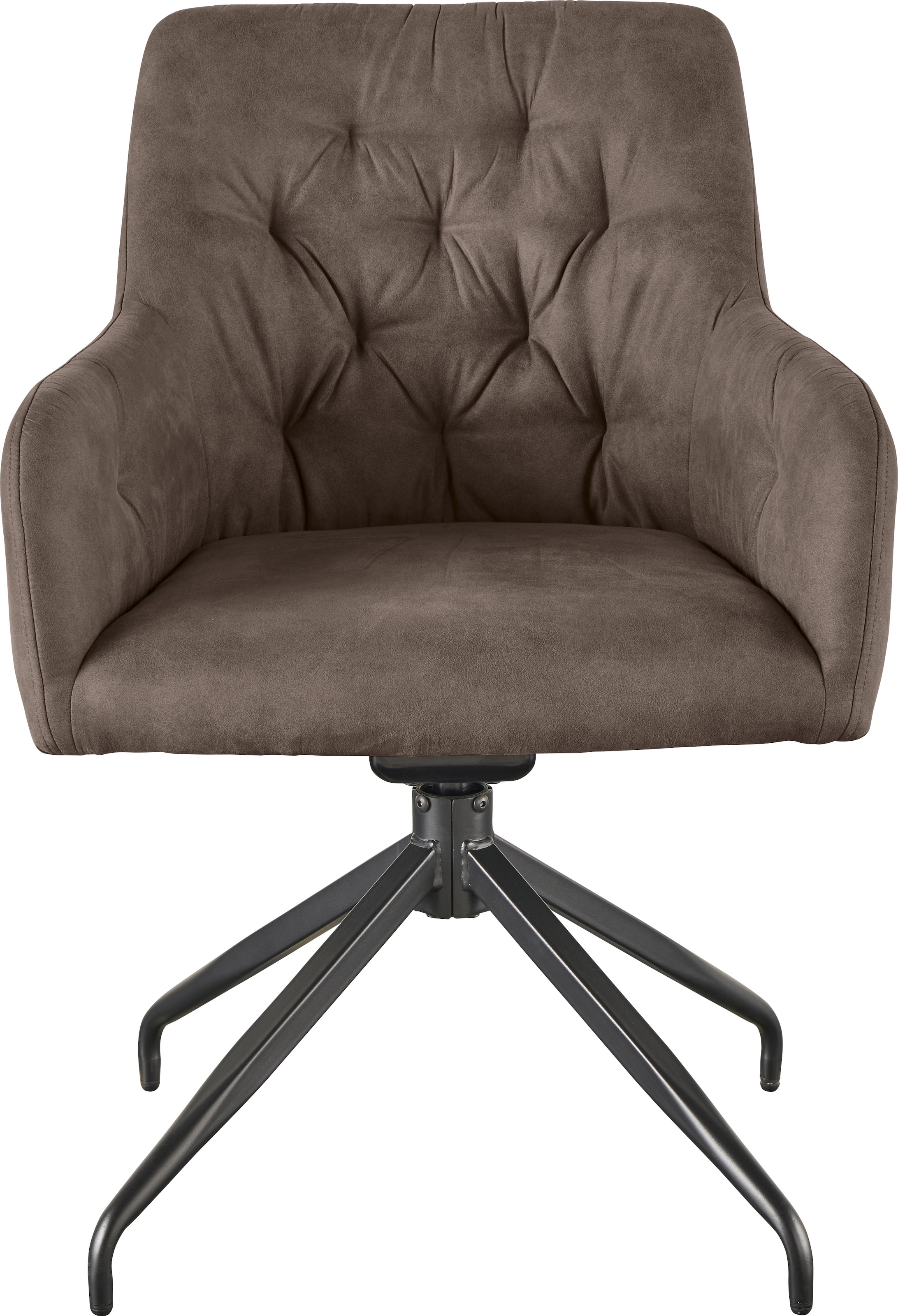 set one by Musterring 4-Fußstuhl »Yonkers« (Set) 2 Stk.mit Stativgestell, praktische Auto-Return und Wippfunktion