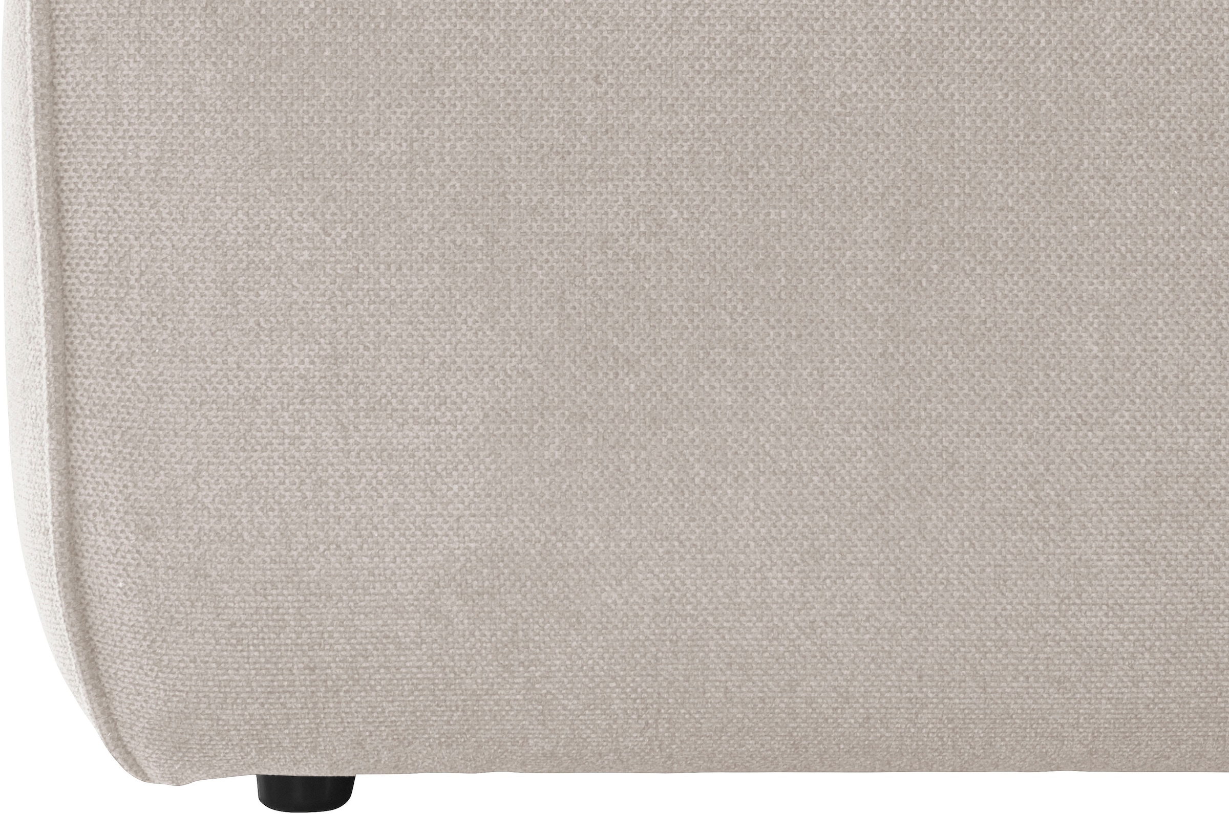 andas Ecksofa »Noord mit Kedernaht, Breite 227 cm«, Cord, Struktur, Webstoff, mit Wellenunterfederung, Massivholzrahmen