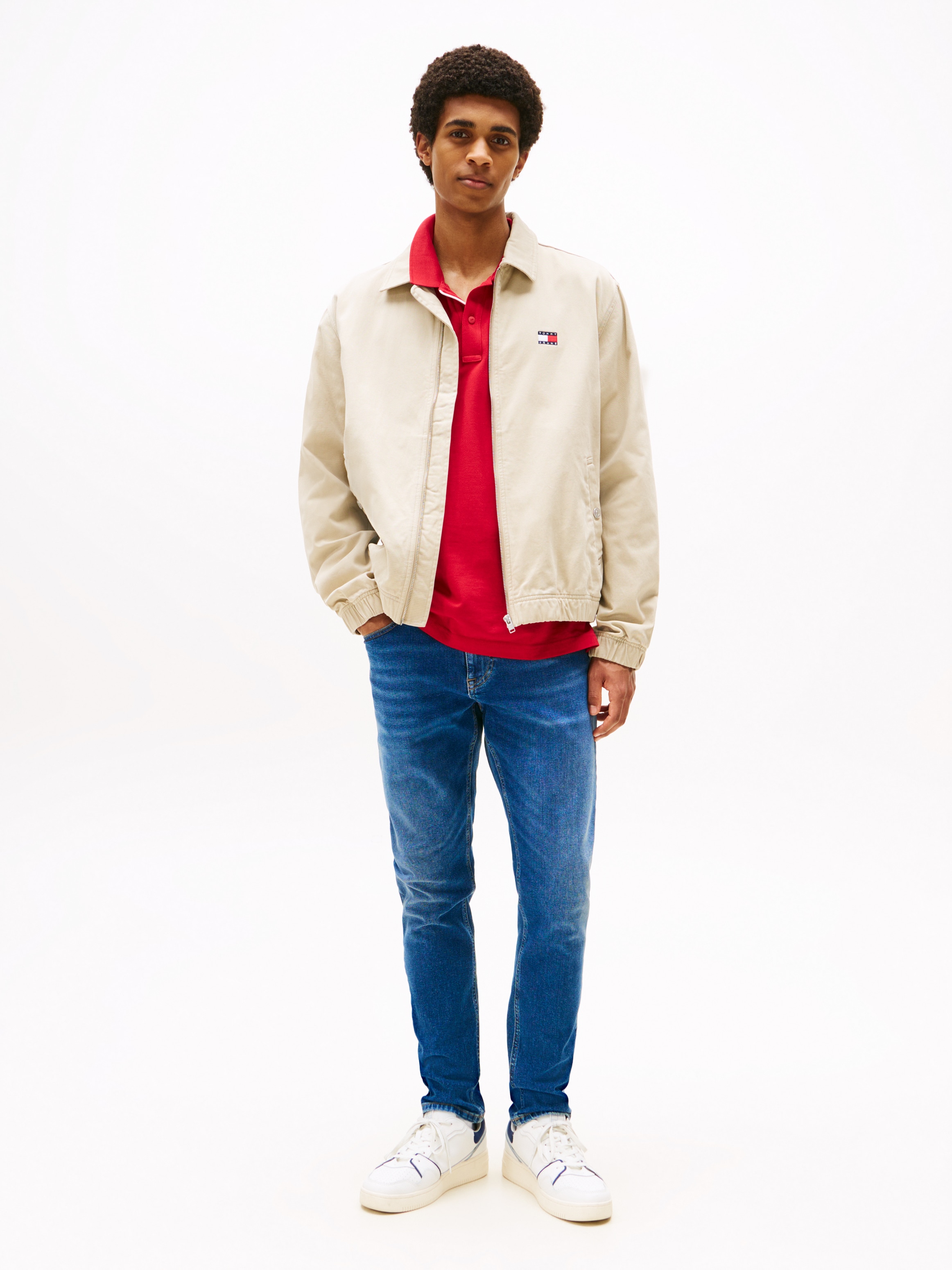 Tommy Jeans Slim-fit-Jeans »Austin Slim Tapered«, Mit Gürtelschlaufen