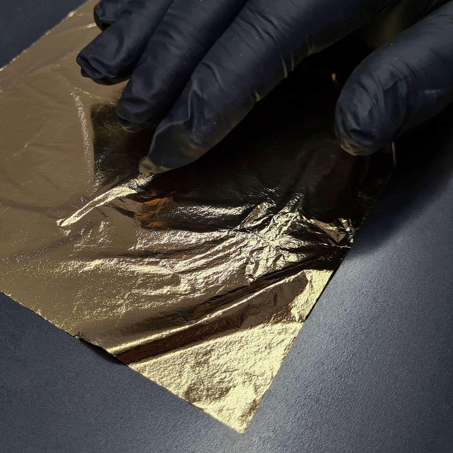 Leonique Acrylglasbild »Abstrakte Formen - Acrylbilder mit Blattgold verede günstig online kaufen