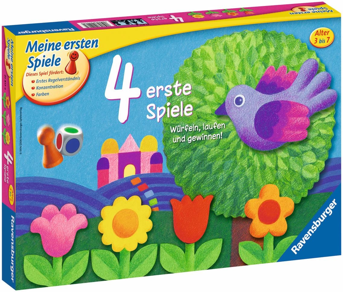 Ravensburger Spiel »4 erste Spiele«, Made in Europe