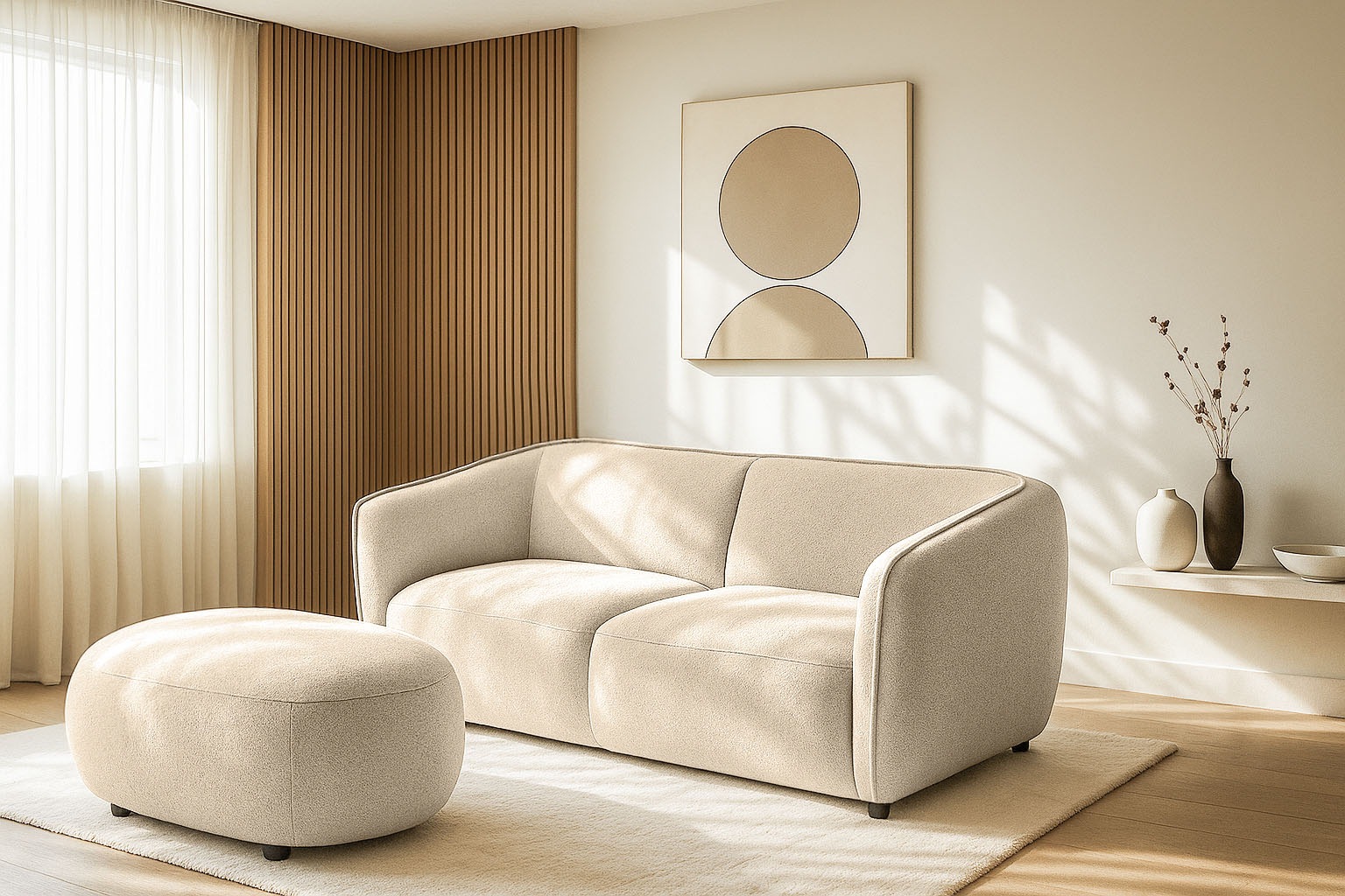 andas 2,5-Sitzer »Ostrup«, schlichtes modernes Design, in verschiedenen Farben