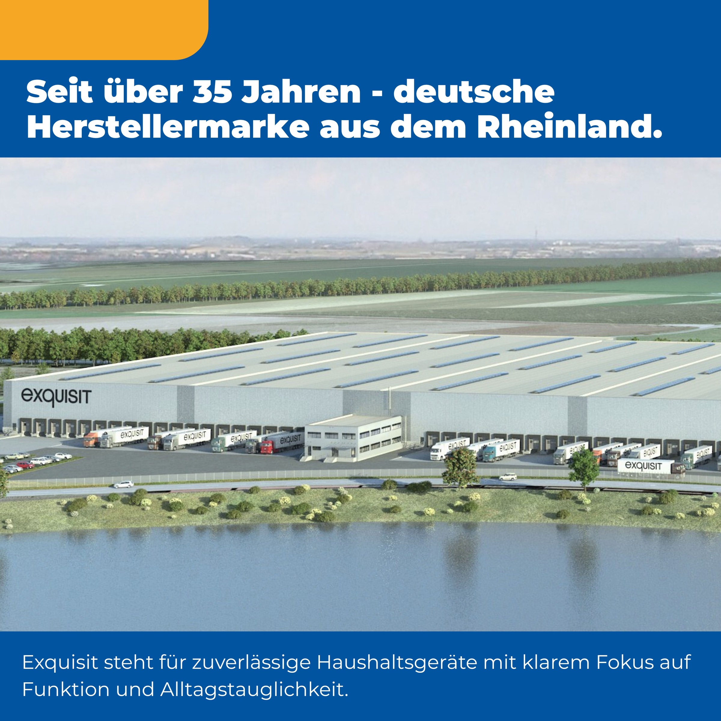exquisit teilintegrierbarer Geschirrspüler 6312 »EGSP6312-EB-030E inox« 11 l 12 tlg. Maßgedecke 12 Maßgedecke & flüsterleise 49 dB – stark und angenehm ruhig