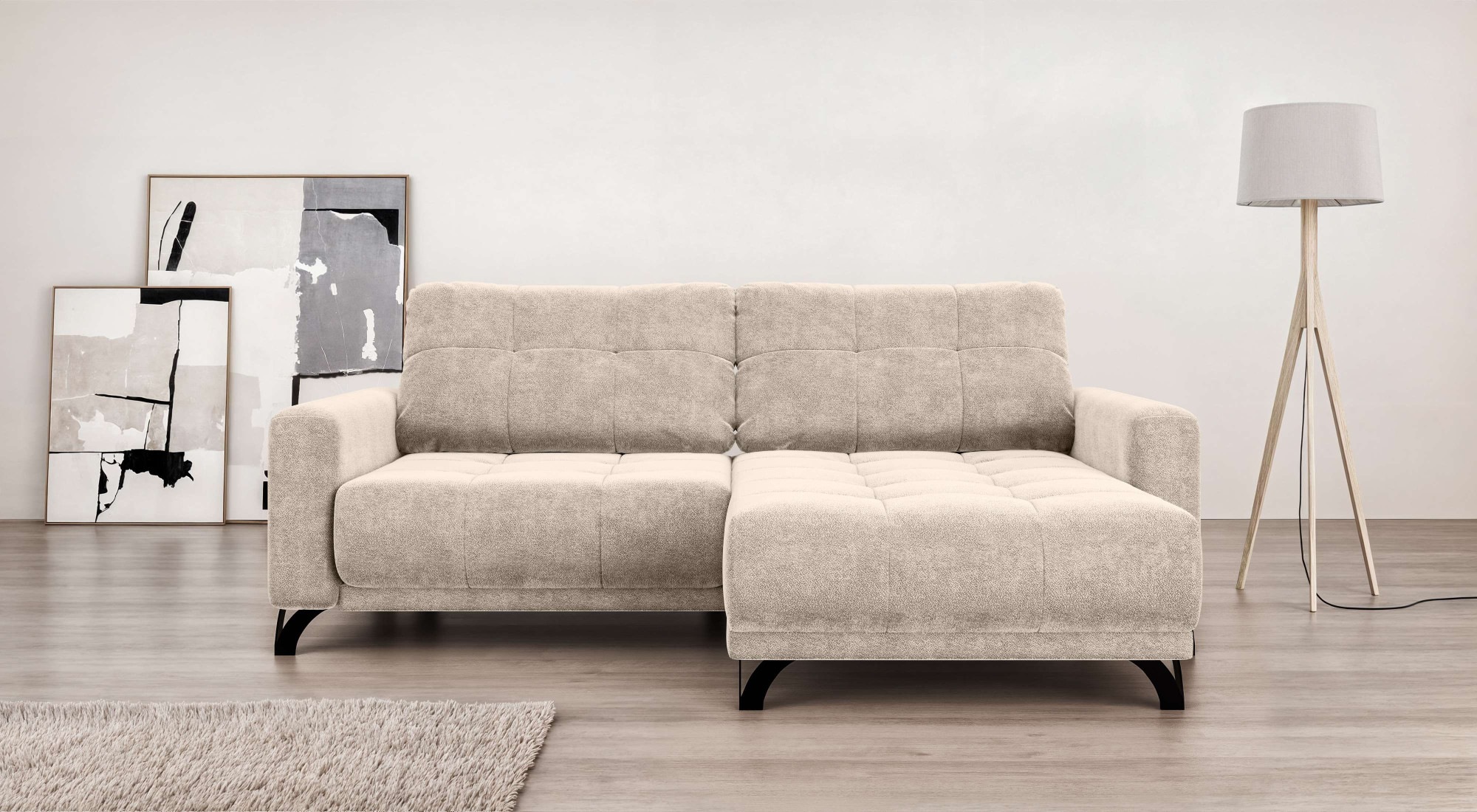 Home affaire Ecksofa »FAIRVIEW mit verstellbaren Rückenlehne, Maße B/T/H: 2 günstig online kaufen