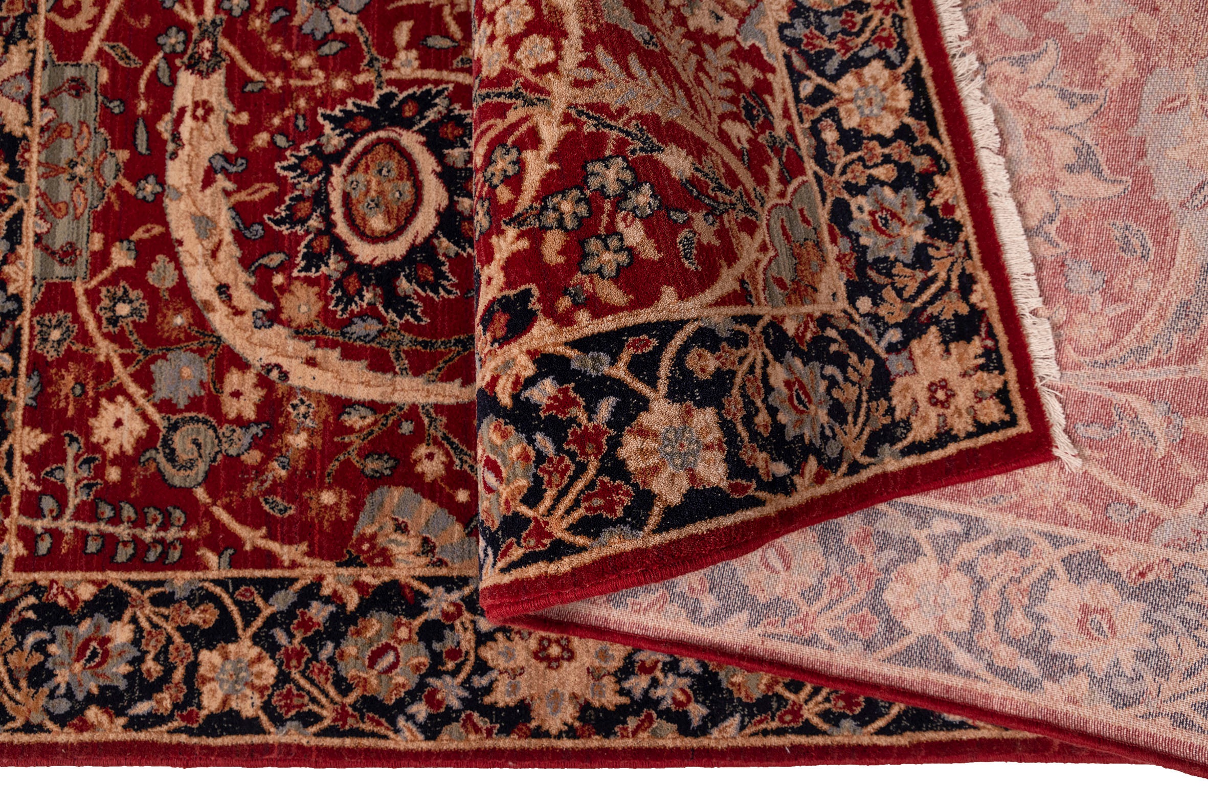 THEKO Wollteppich »Saharna 6650«, rechteckig, 10 mm Höhe, reine Wolle, Orient-Optik, mit Fransen