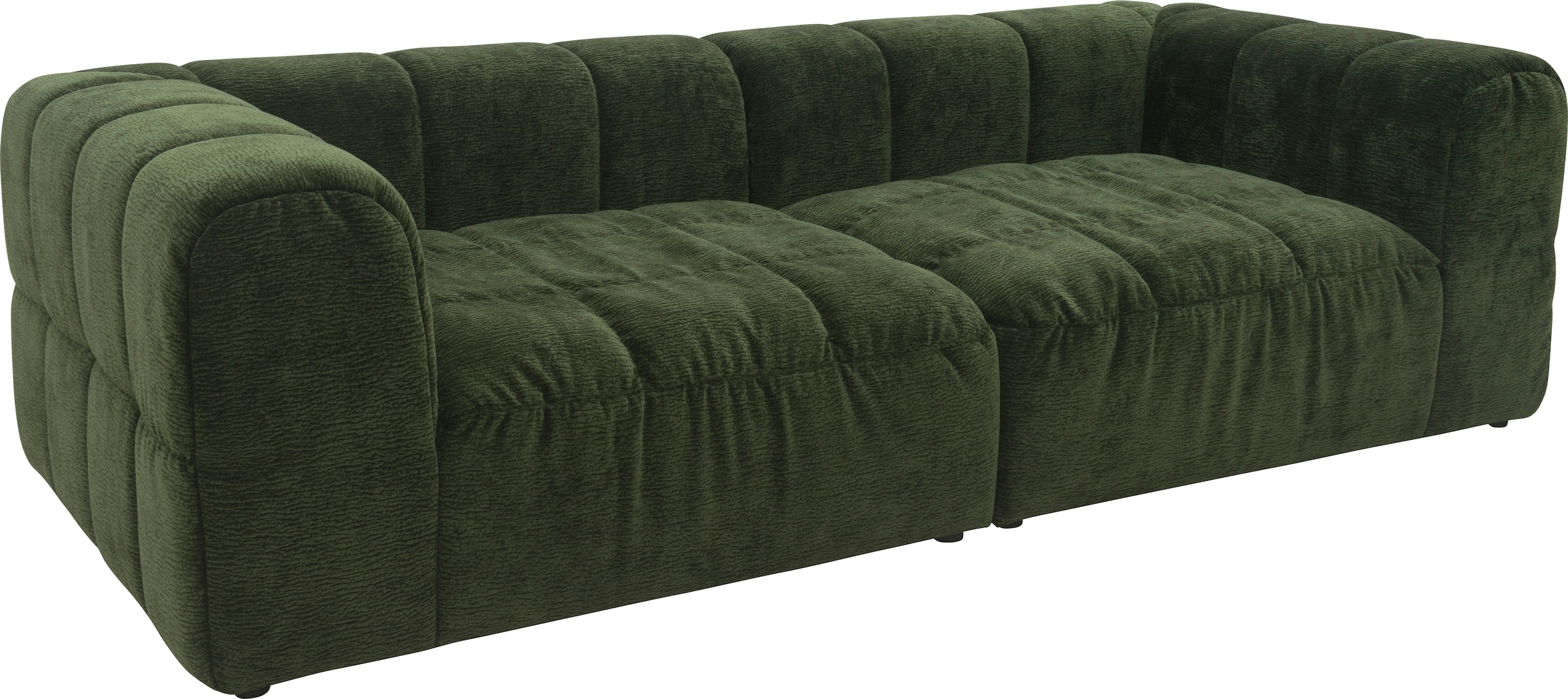 DOMO collection Big-Sofa »800019 Megasofa in 2 Breiten, Kassettensteppung, modern, Federkern«, (2 St.), Bigsofa mit Taschenfederkern und Kassettensteppung