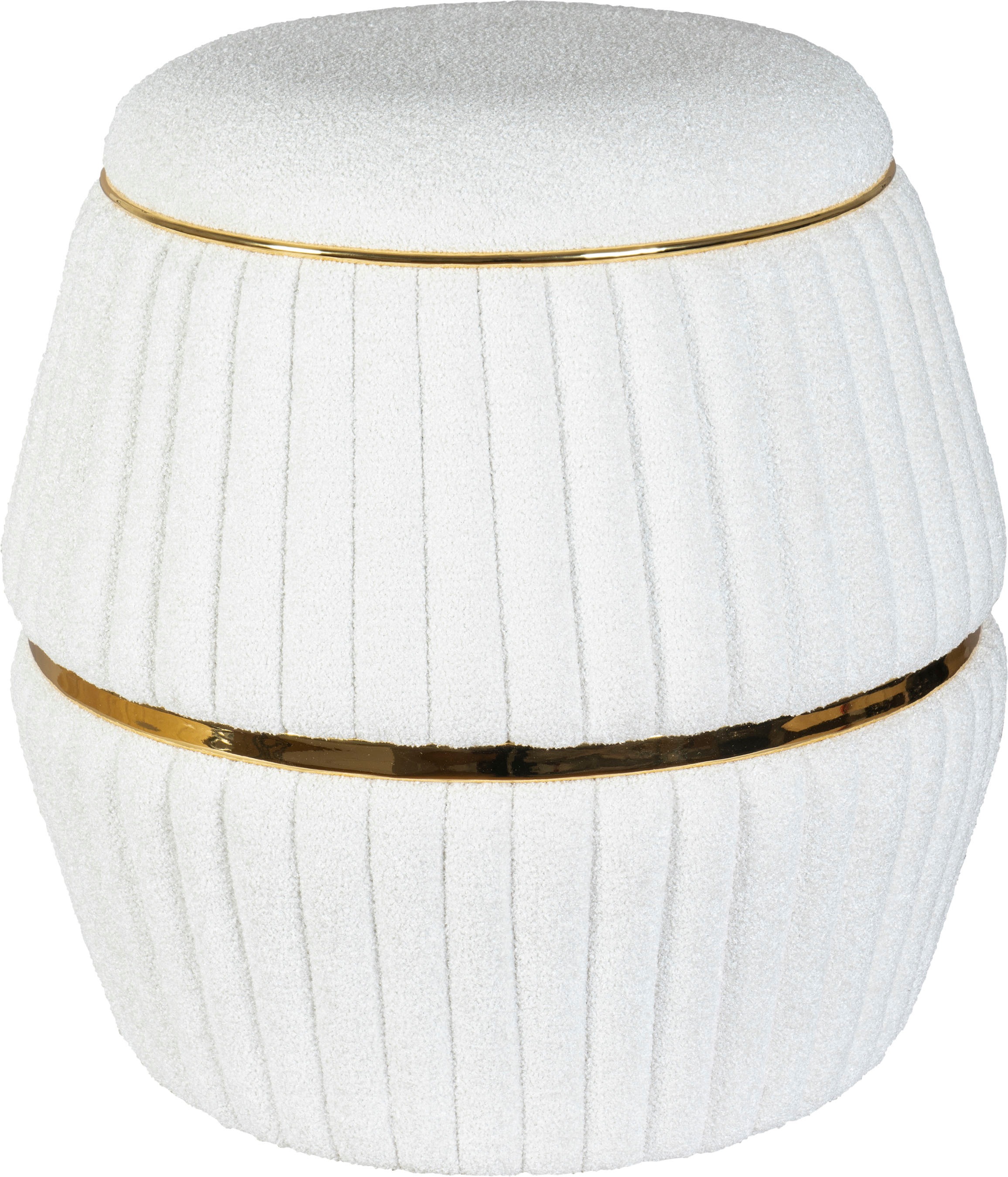 Kayoom Sitzhocker »Hocker Doric, trendiger Look, ästhetische Farbgebung, schöne Steppung«, (1 St.), komfortabel, hochqualitativ, pflegeleicht, in vielen Räumen zuhause