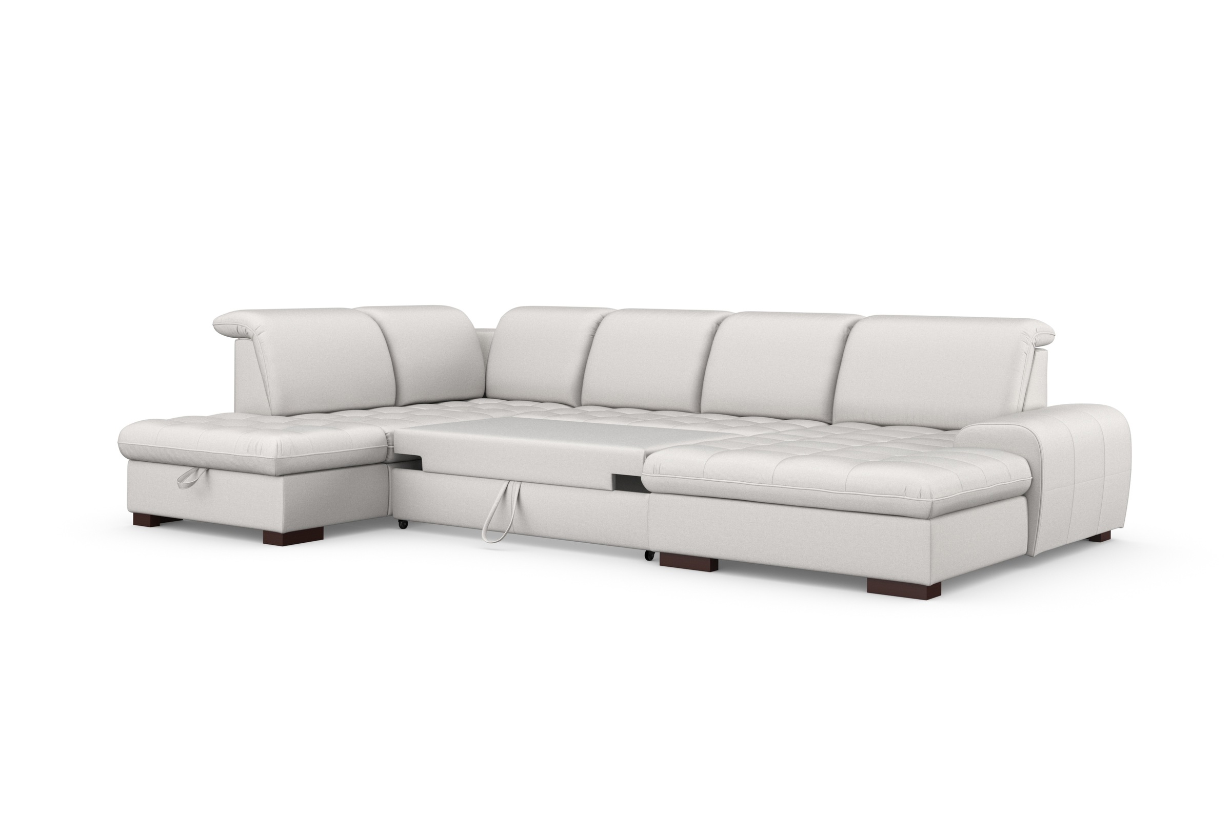 sit&more Wohnlandschaft »Luxor U-Form«, wahlweise mit Bettfunktion, Bettkasten und Kopfteilverstellung
