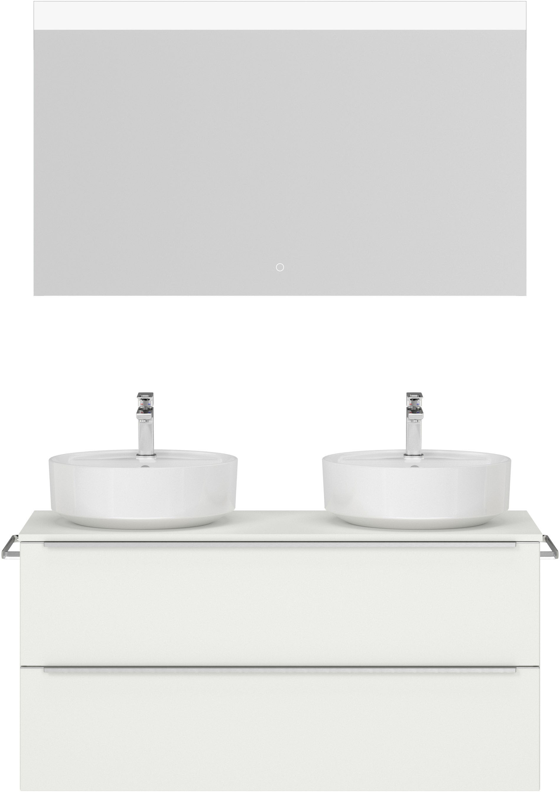 nobilia® Badmöbel-Set »Alvene« vormontiert, mit Soft-Close, 2 Stk. tlg. günstig online kaufen