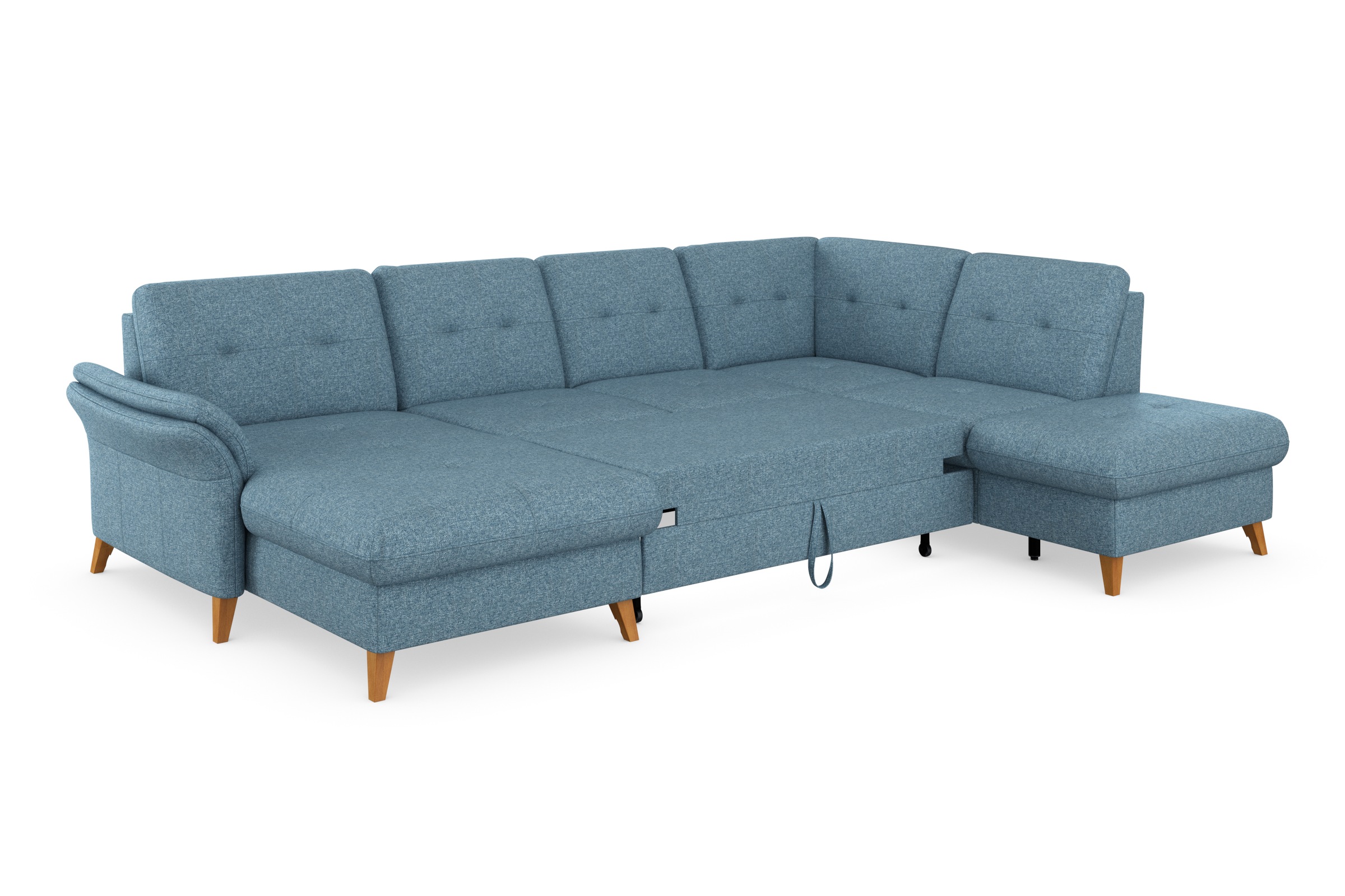 sit&more Wohnlandschaft »Göteborg«, inkl. Sitztiefenverstellung, wahlweise mit Bettfunktion & Bettkasten