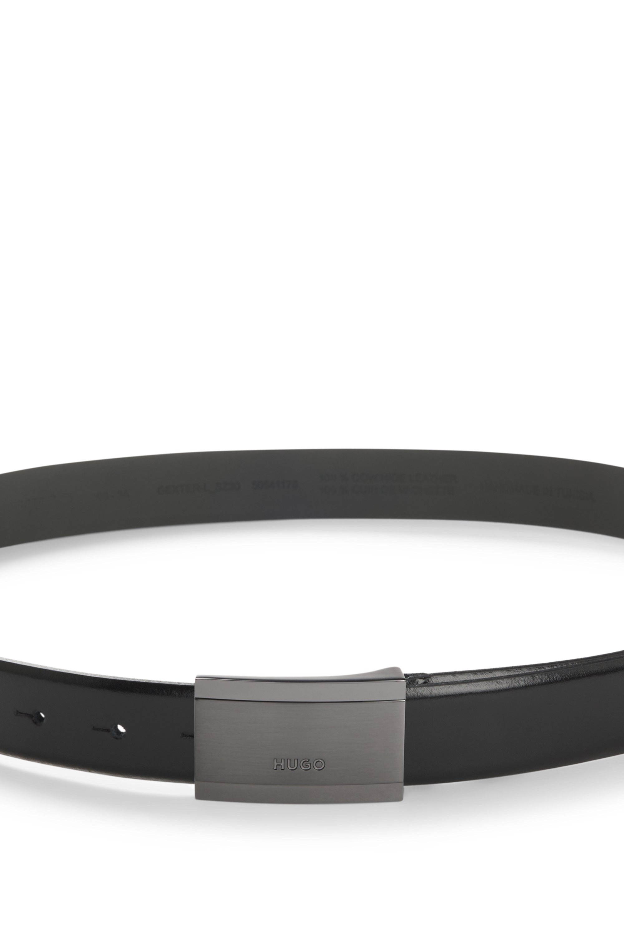 HUGO Ledergürtel »Gexter Sz30« mit Koppelschließe