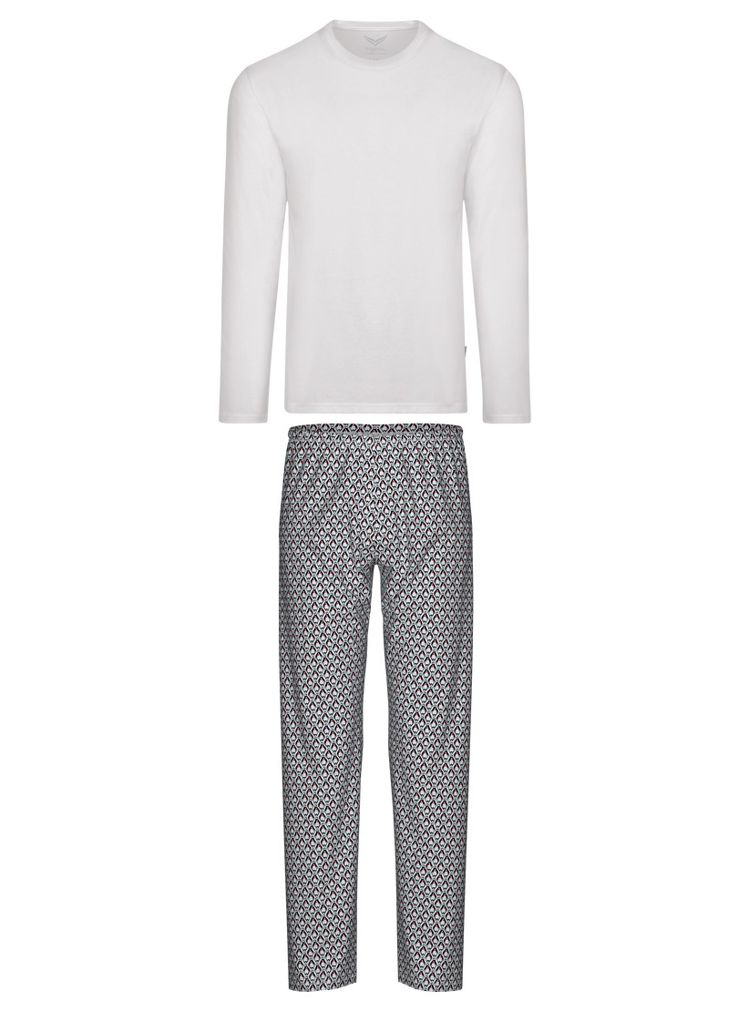 Trigema Schlafanzug »TRIGEMA Pyjama mit Pinguinmotiv« 1 tlg.