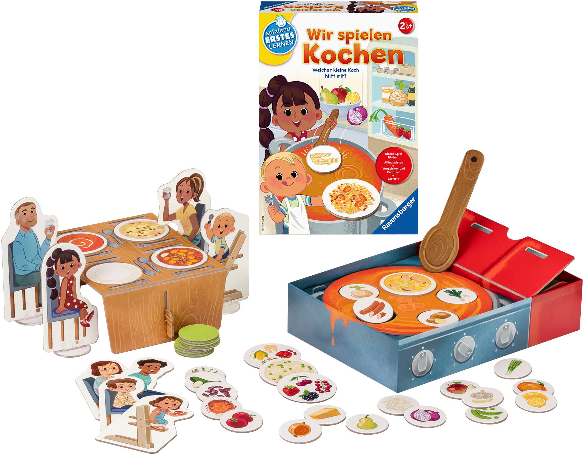 Ravensburger Spiel »Wir spielen Kochen«, Made in Europe
