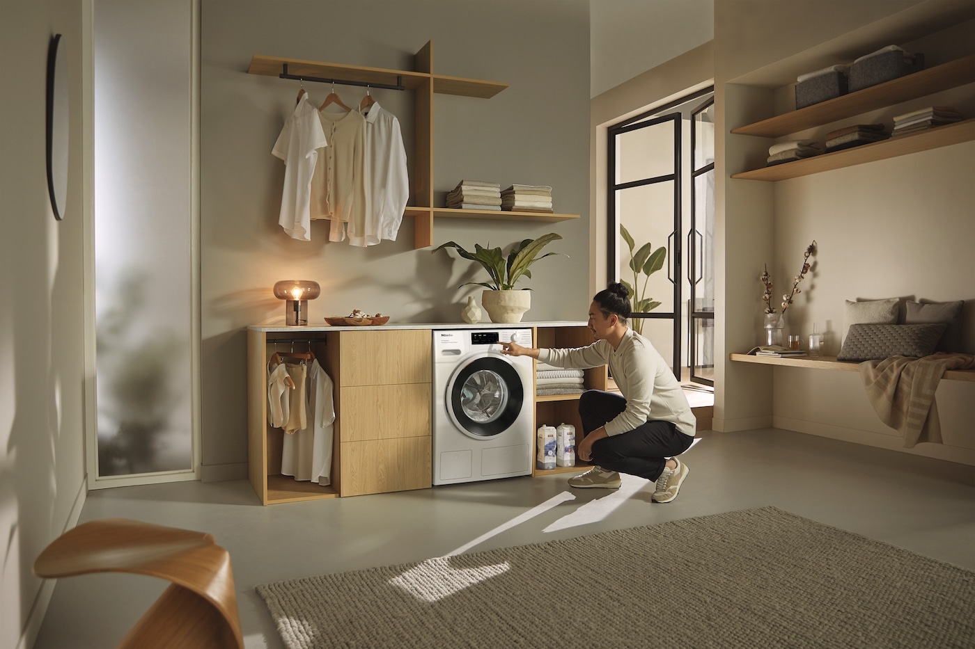 Miele Waschmaschine »WSJ883 WCS PWash&TDos&Steam«, 9 kg, 1600 U/min