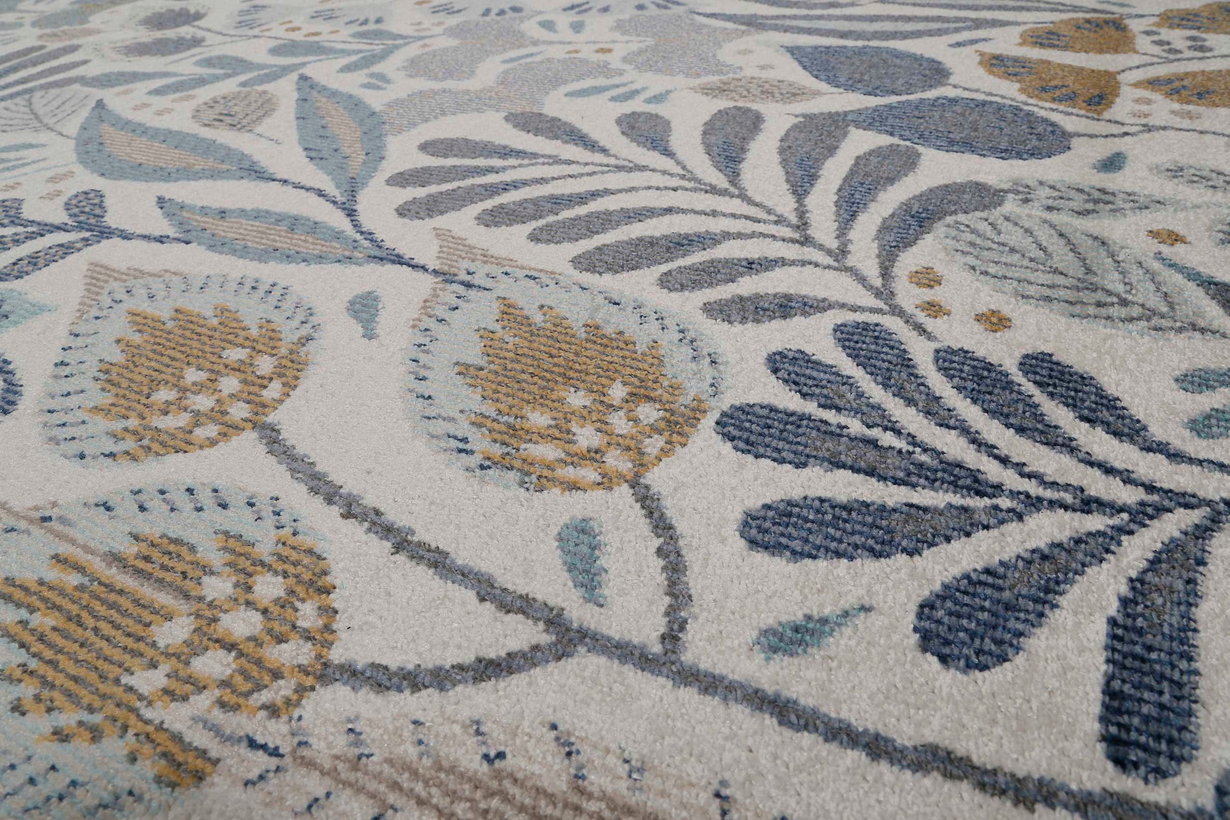 Esprit Outdoorteppich »Lilly, ESP-21082«, rechteckig, 4 mm Höhe, Läufer, wetterfest mit blumigem Muster ideal für Balkon, Terrasse