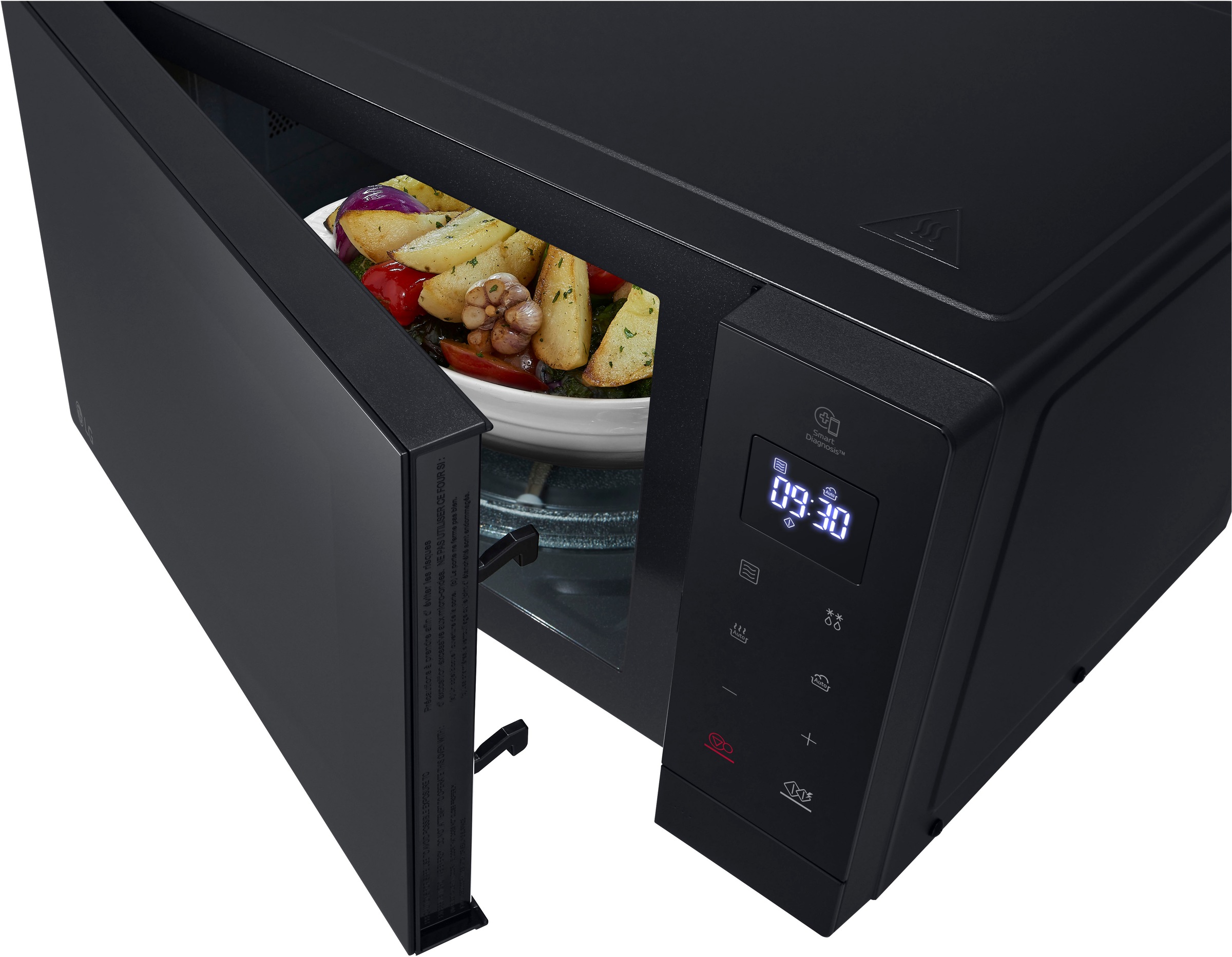 LG Mikrowelle »MS3032JAS«, Mikrowelle, 900 W, 30 Liter Kapazität, Leistung Mikrowelle 900 W, Schwarz