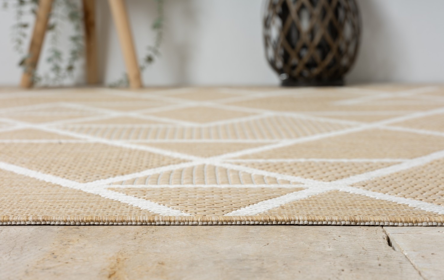 Myflair Möbel & Accessoires Teppich »Miller Lagerräumung«, rechteckig, 8 mm Höhe, Wendeteppich, modernes Design, Outdoor geeignet, Balkon, Terrasse