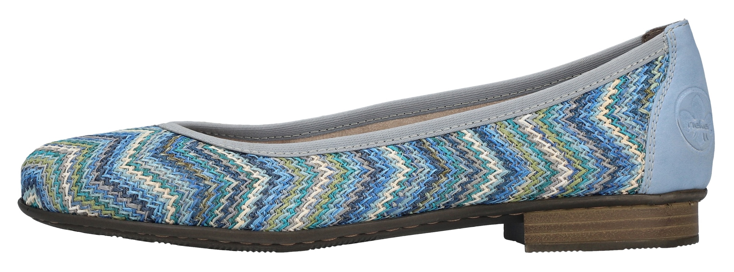 Rieker Ballerina, Slipper, Schlupfschuh, Pumps mit weicher Innensohle