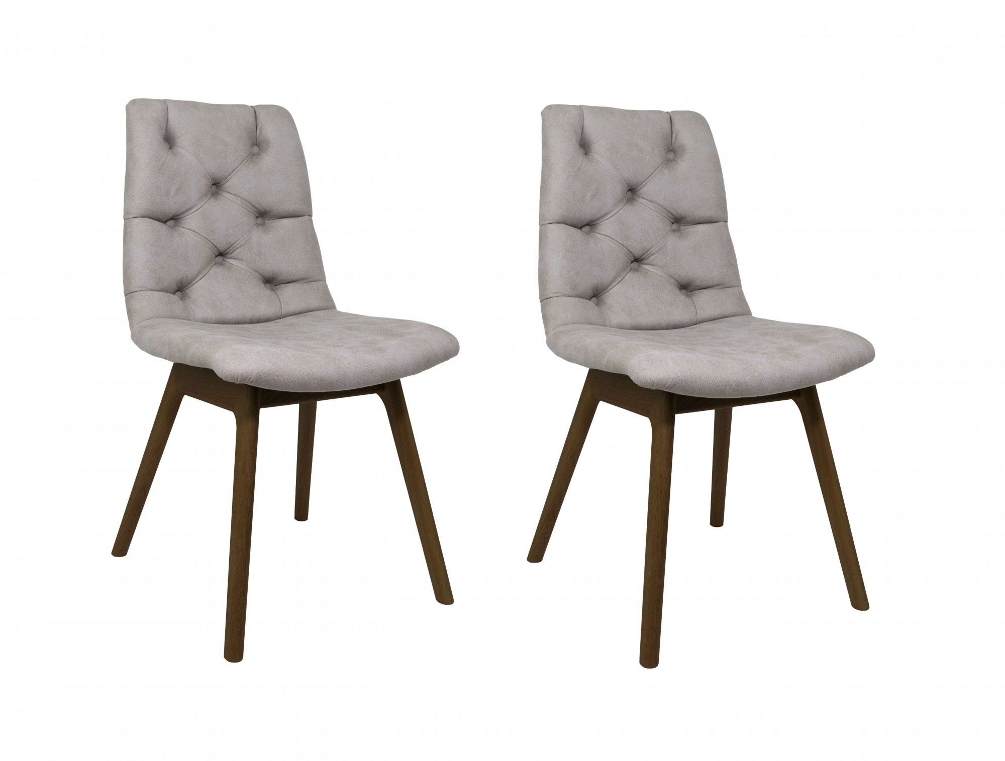 andas Esszimmerstuhl »Ramon«, (Set), 2 St., Microfaser, mit Massivholzbeine günstig online kaufen