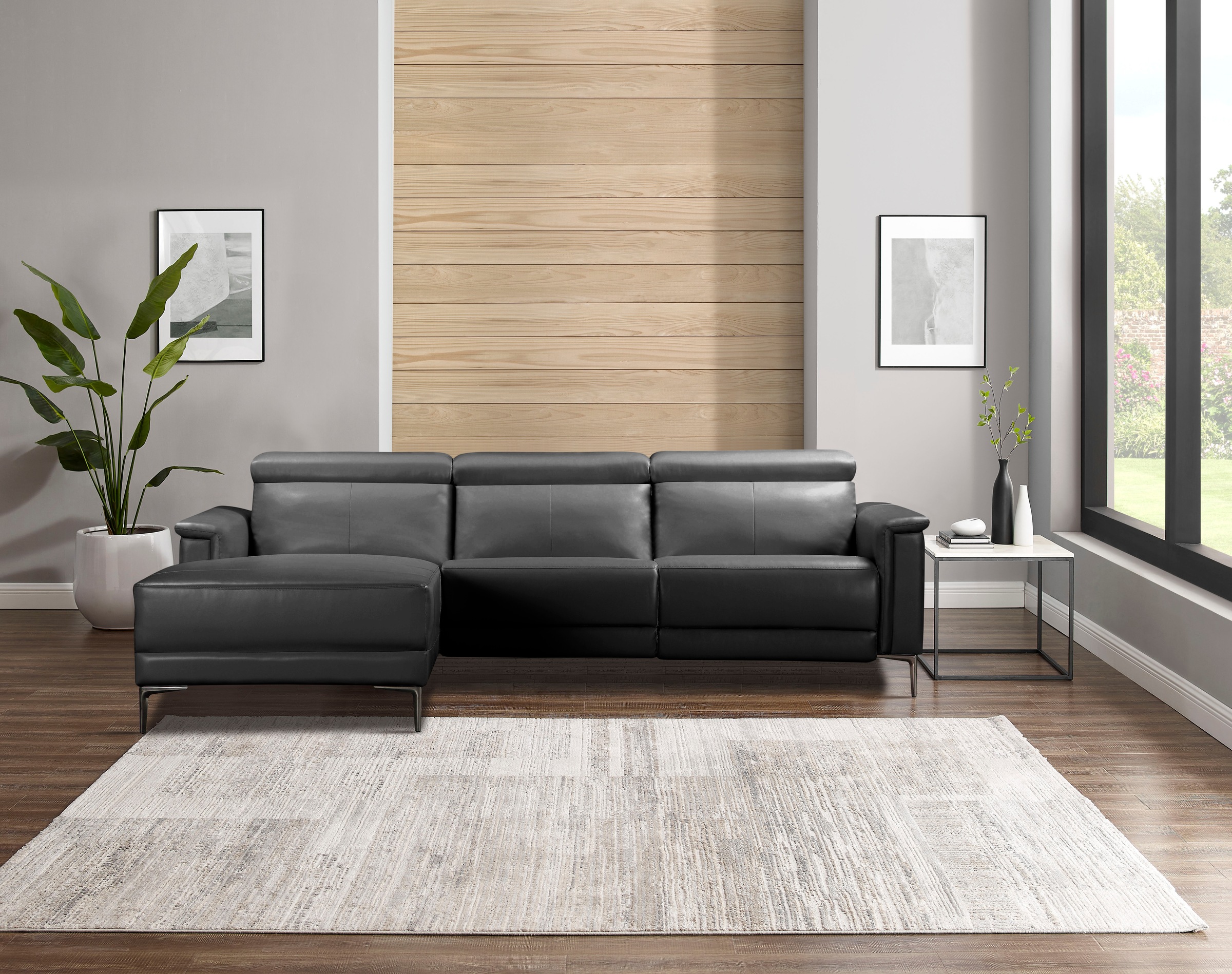 Home affaire Ecksofa »Lund, L-Form, 261cm, man. o. elektr. Relaxfunktion (m günstig online kaufen