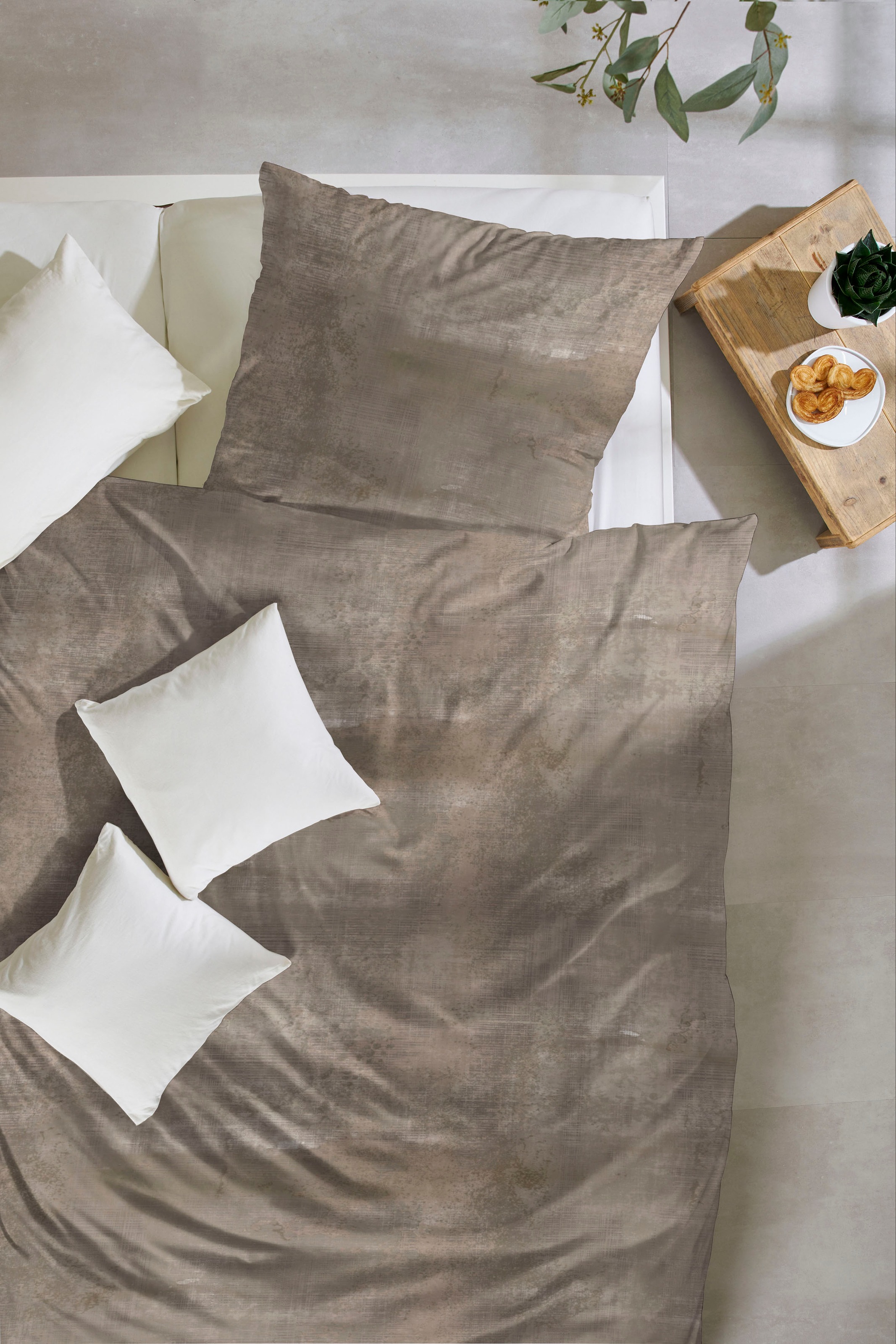 Primera Bettwäsche »Mako-Satin-Bettwäsche« 2 Stk. tlg. Mit der Trendfarbe i günstig online kaufen