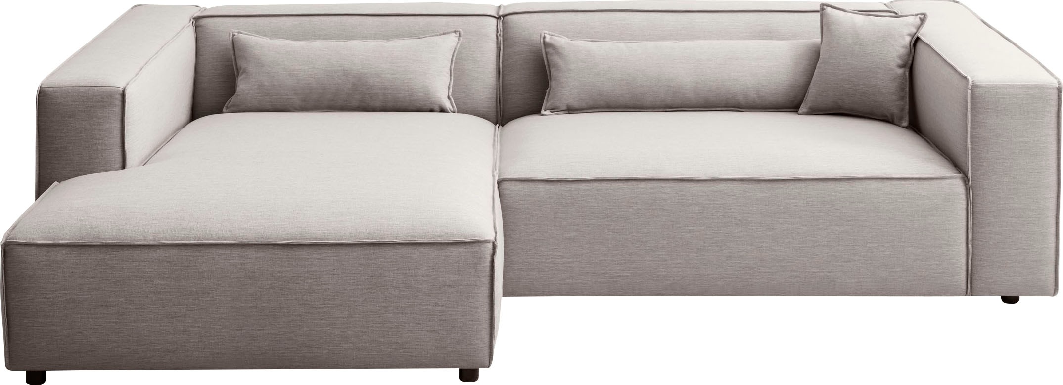 LeGer Home by Lena Gercke Ecksofa »PIARA XXL, Big-Sofa, Cord, Leinenoptik o günstig online kaufen