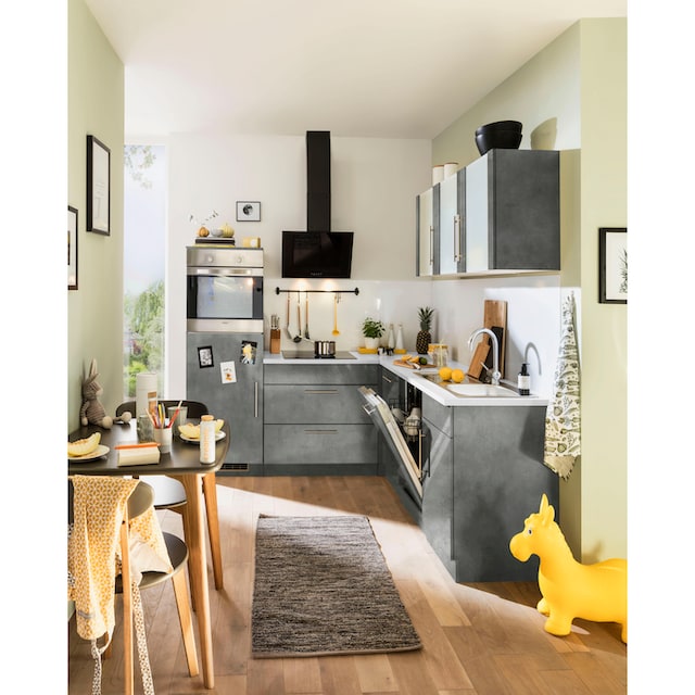 wiho Küchen Winkelküche »Cali«, ohne E-Geräte, Stellbreite 210 x 220 cm  jetzt im %Sale