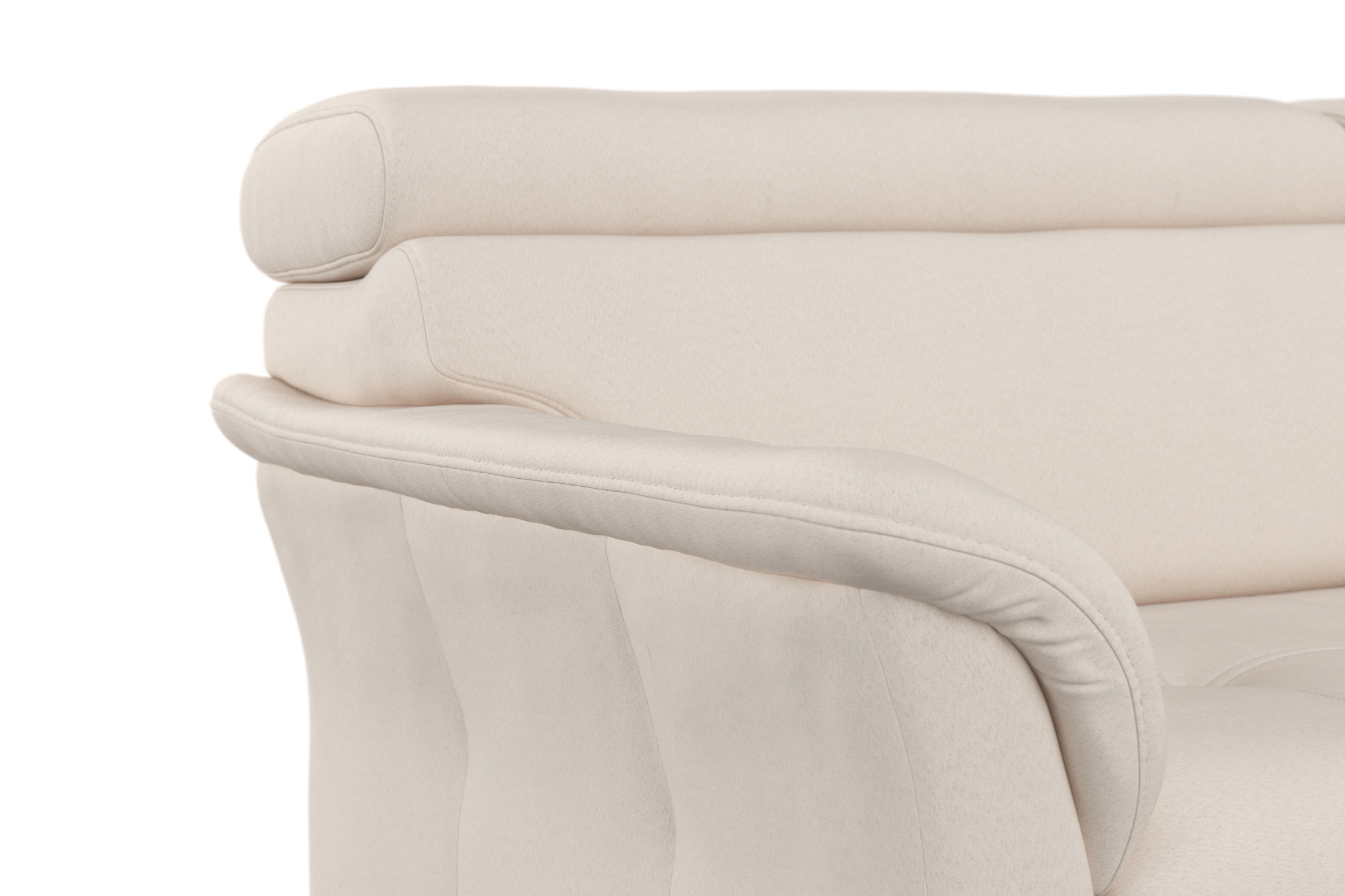 sit&more Ecksofa »Marano L-Form«, inklusive Kopfteilverstellung, wahlweise mit Bettfunktion, Bettkasten