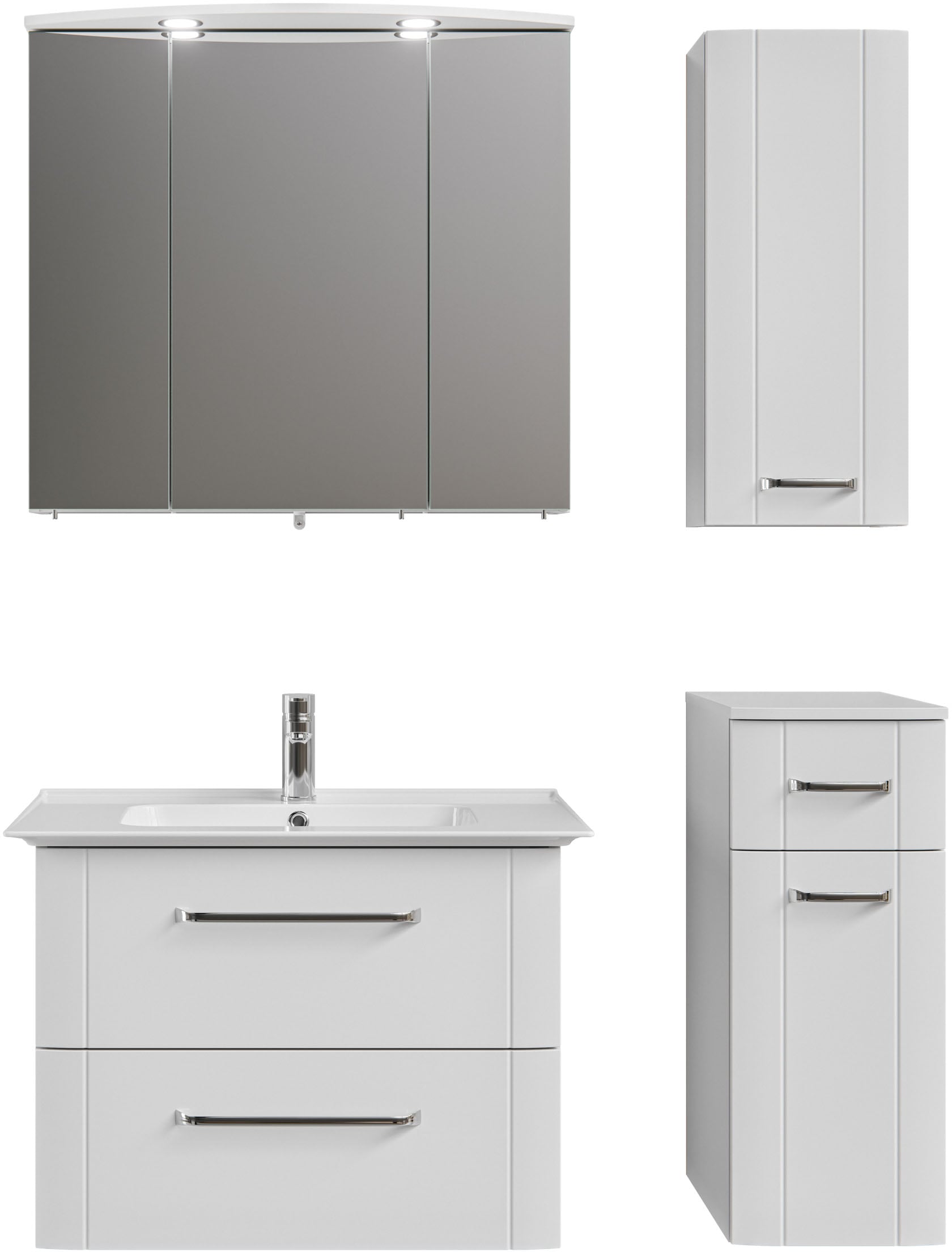 Saphir Badmöbel-Set »Badmöbel-Set Serie 3006 4-teilig Keramik-Waschtisch mi günstig online kaufen