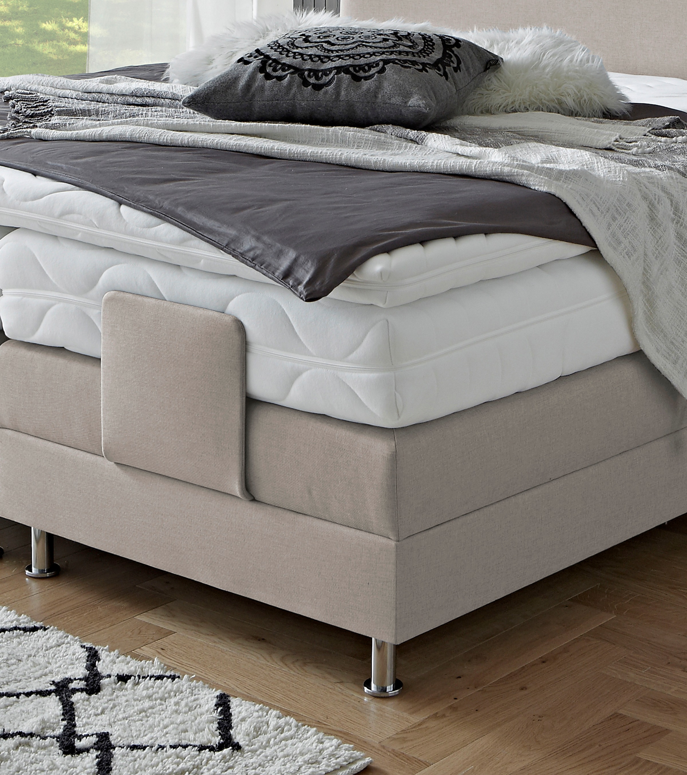 Westfalia Schlafkomfort Boxbett »Lissabon wahlweise in den Breiten 160x200cm, 180x200cm & 200x200cm«