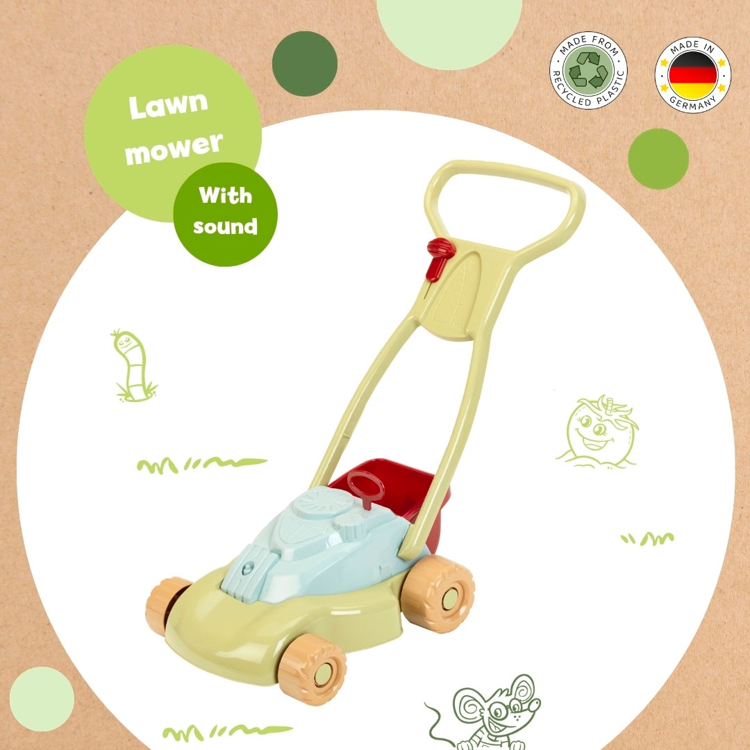 Klein Kinder-Rasenmäher »Little Foot, Rasenmäher mit Grasfang, aus Recyclingkunststoff«, Made in Germany