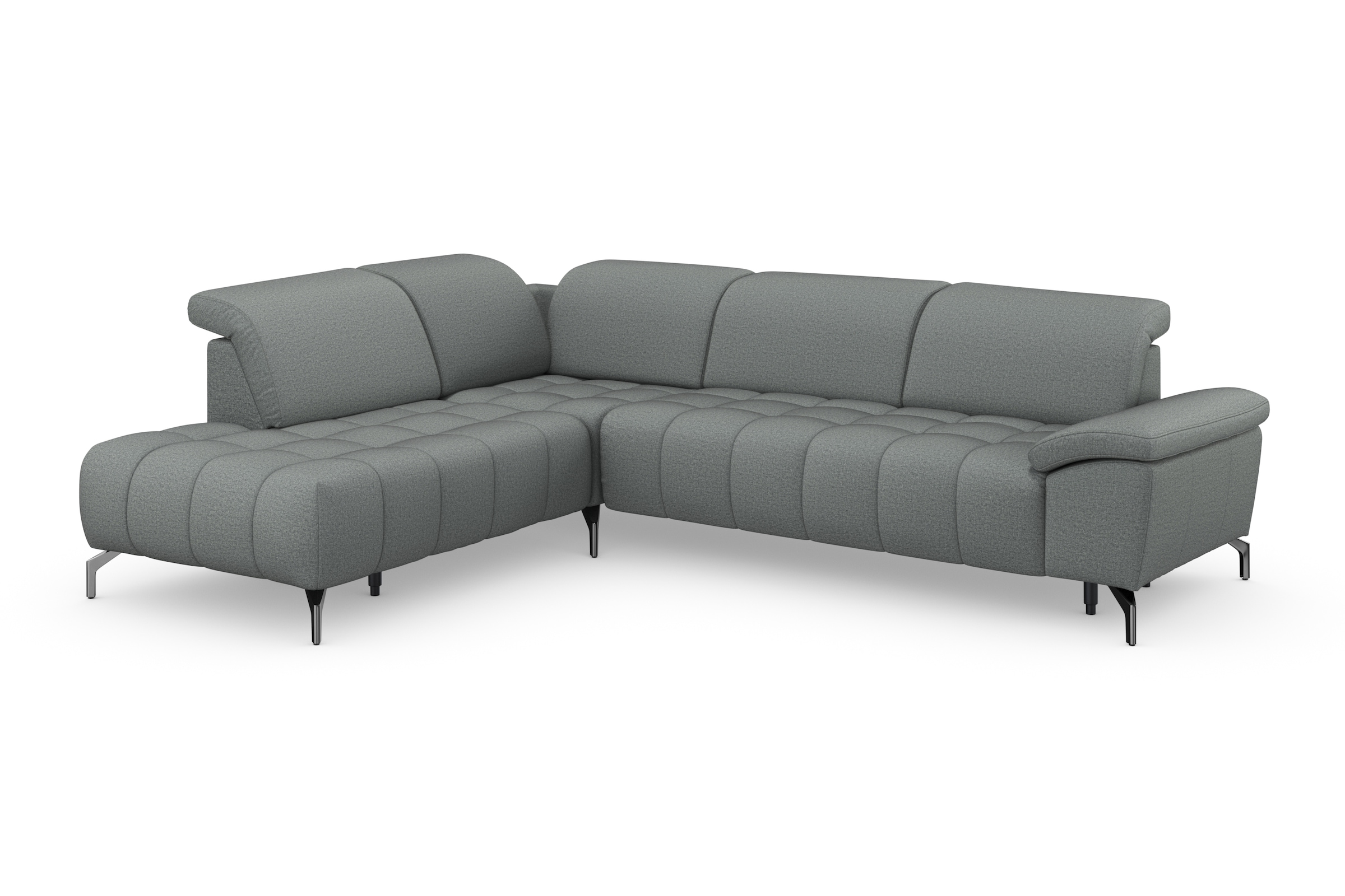 sit&more Ecksofa »Cool L-Form«, wahlweise mit Kopfteilverstellung und Vorziehsitz motorisch