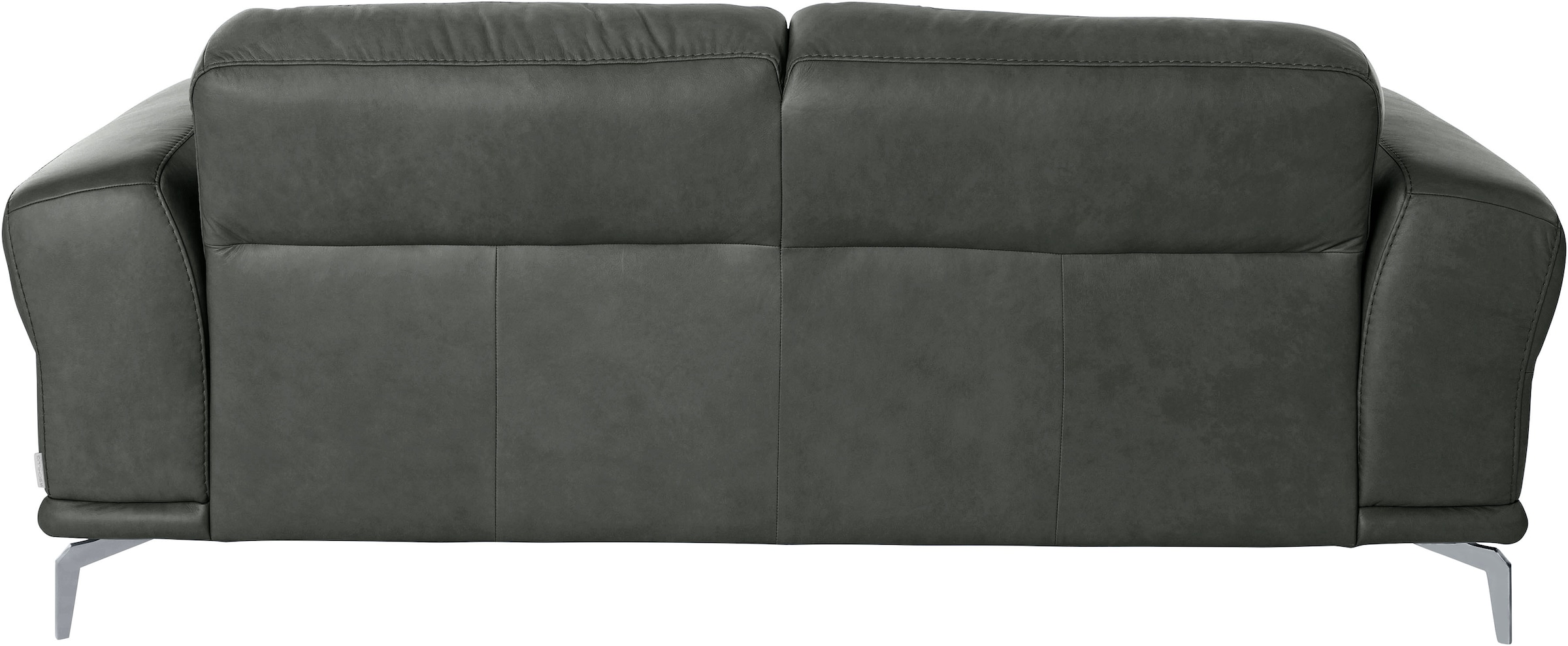 W.SCHILLIG 2-Sitzer »montanaa«, mit Metallfüßen in Silber matt, Breite 192 cm