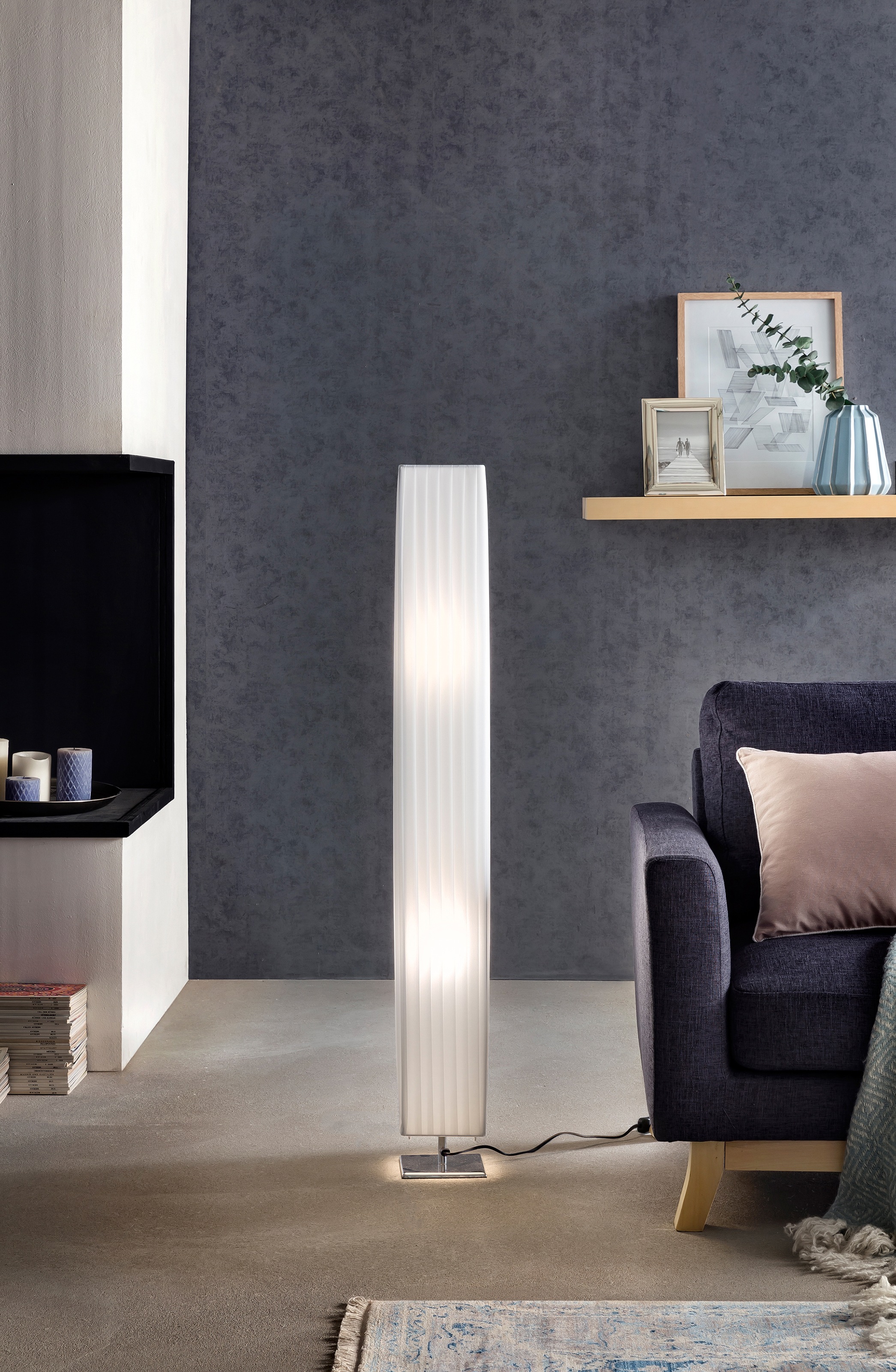 SalesFever Stehlampe »Emilie«, 2 flammig, Leuchtmittel E27   ohne Leuchtmit günstig online kaufen