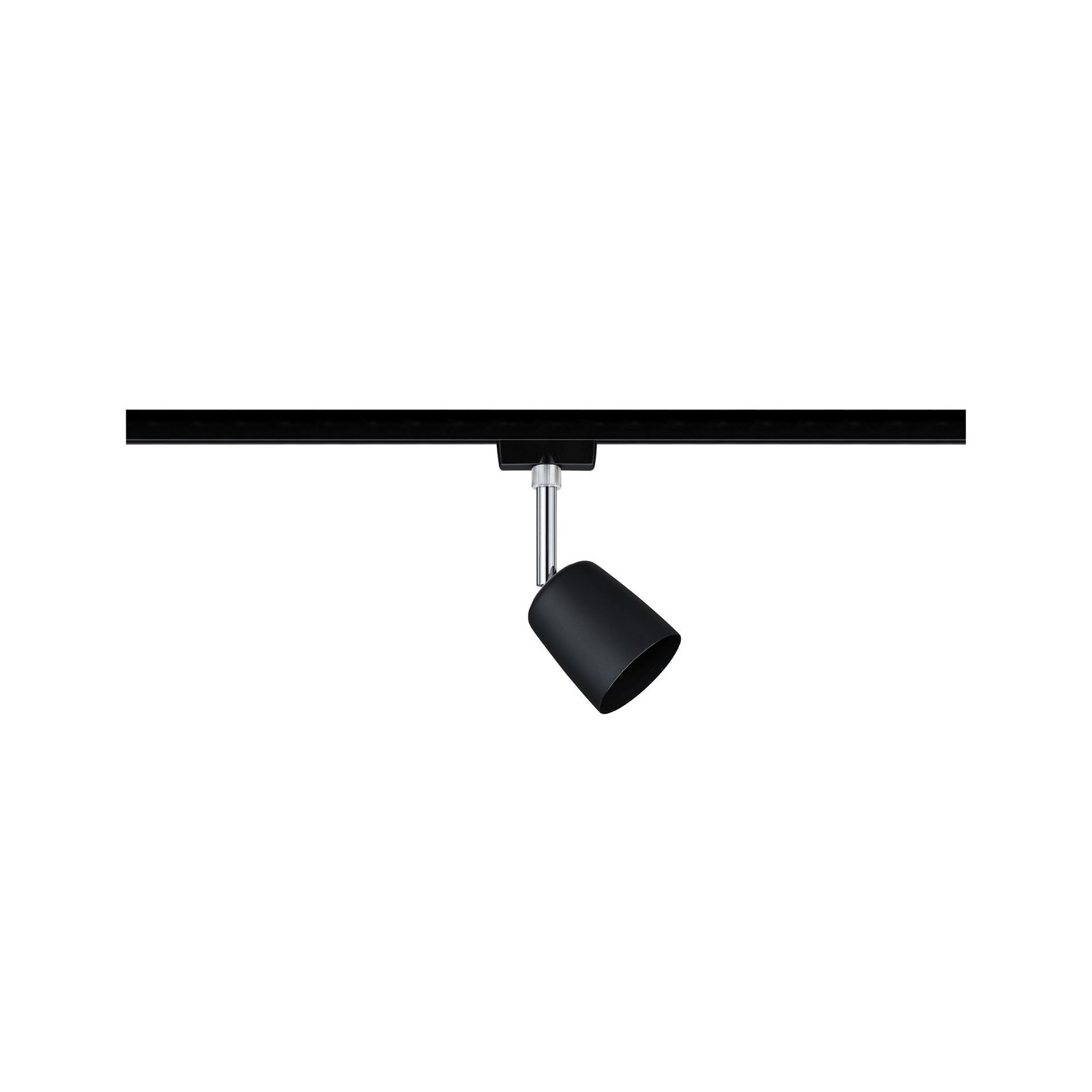 Paulmann Schienensystem-Leuchten »URail Schienenspot Cover GU10 max. 10W 230V Schwarz matt, Chrom«, Einzelspot, dimmbar