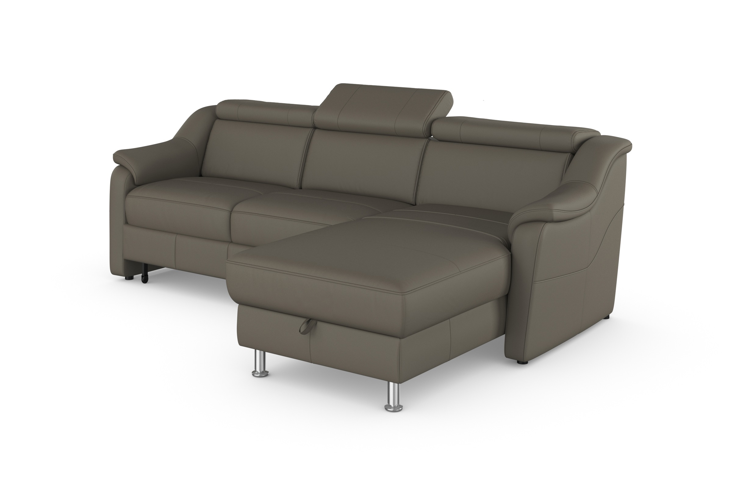 sit&more Ecksofa »Freetown L-Form«, inklusive Kopfteilverstellung und komfortablem Federkern