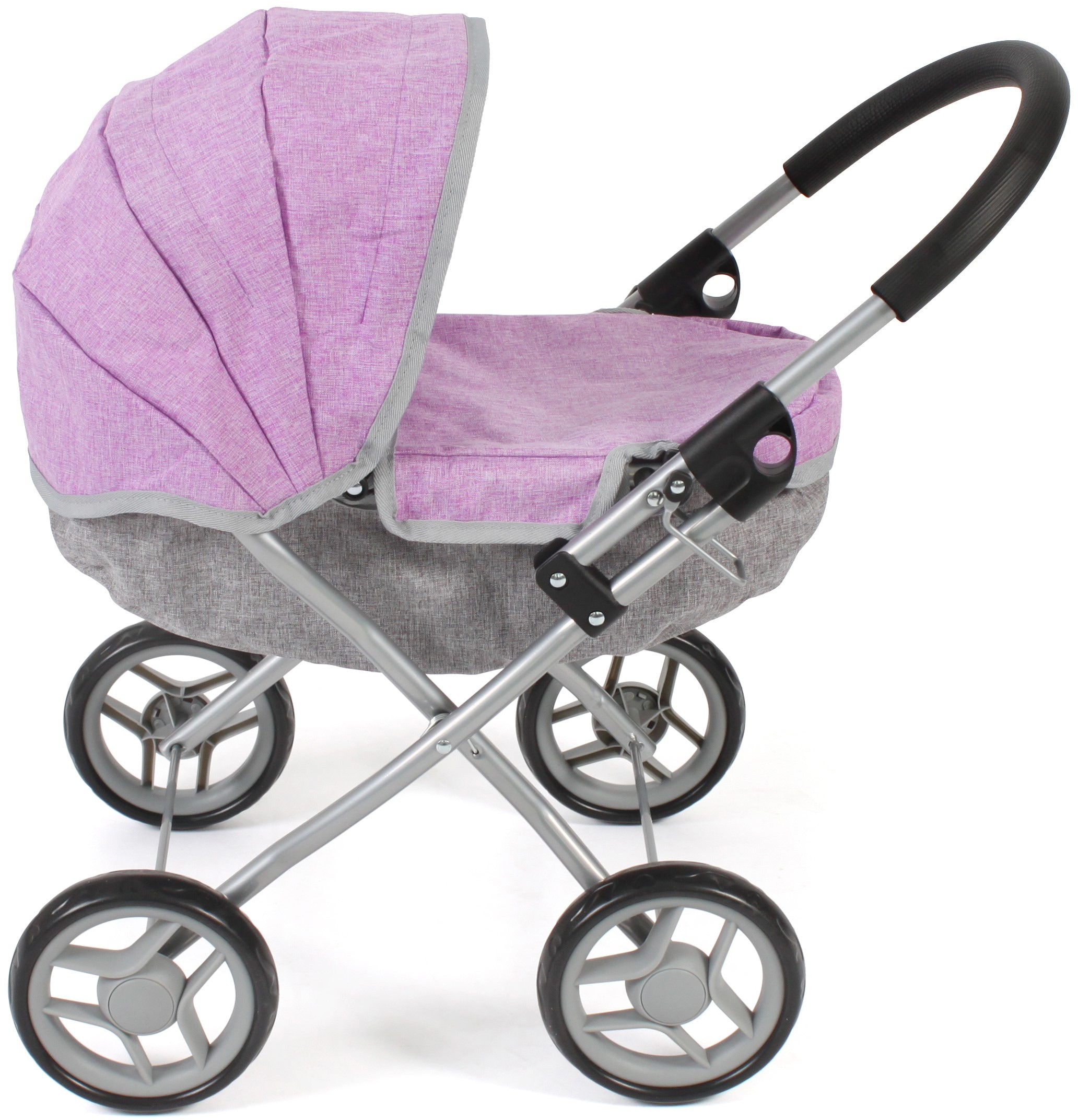 CHIC2000 Puppenwagen »Lilli, Melange lila«, zusammenklappbar