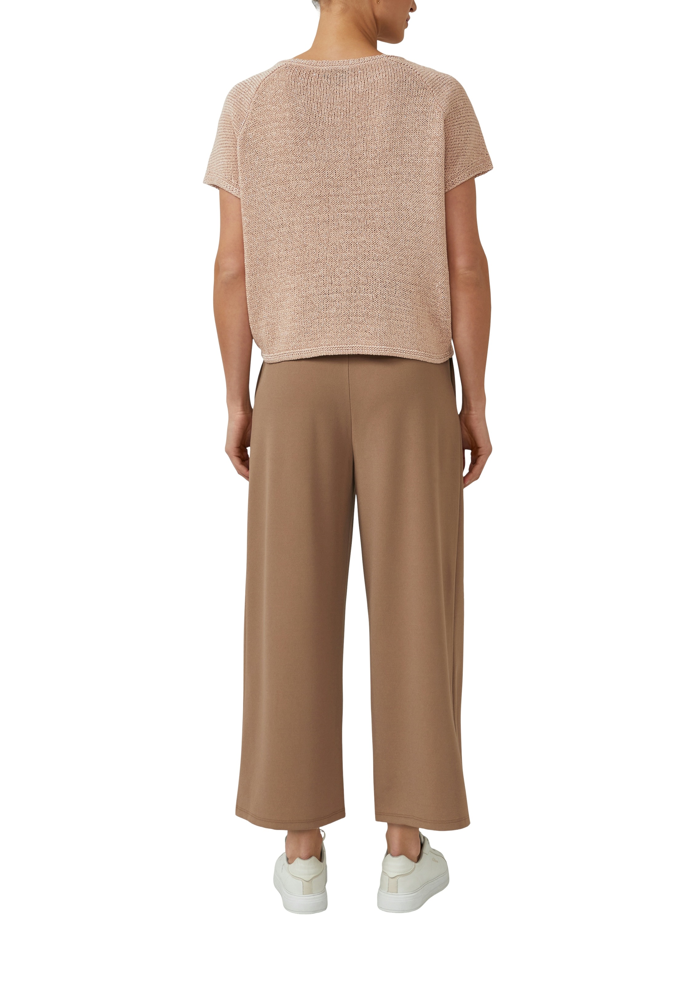 s.Oliver BLACK LABEL Strickpullover Halbarm mit Rundhals