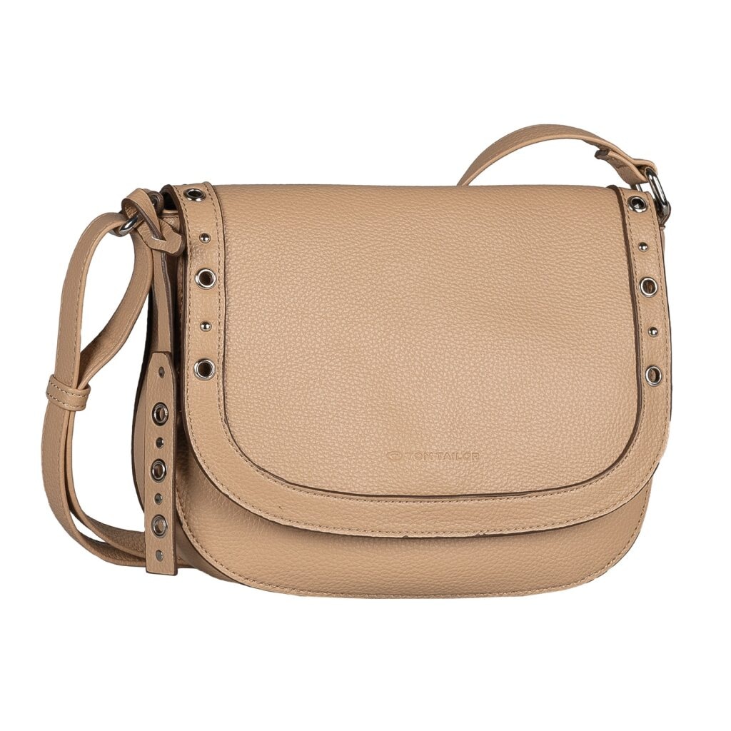 TOM TAILOR Satteltasche »Elaria« Western-Chic mit Nieten und Ösen als Blickfang mit Deko-Anhänger