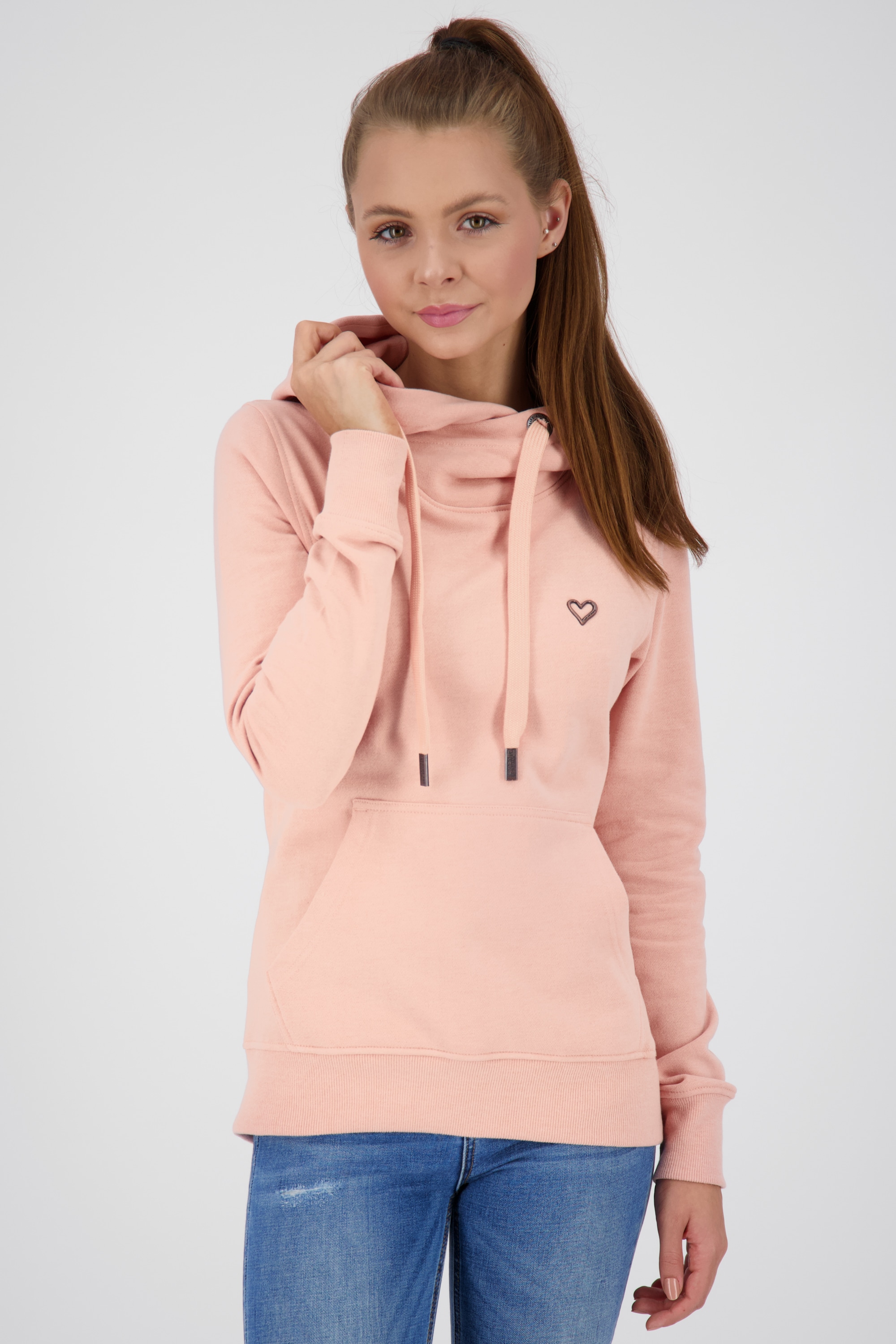 Alife & Kickin Kapuzensweatshirt »Damen SarahAK A«, Hoodie Kapuzenpullover, Sweatshirt mit Kapuze und Kängurutasche